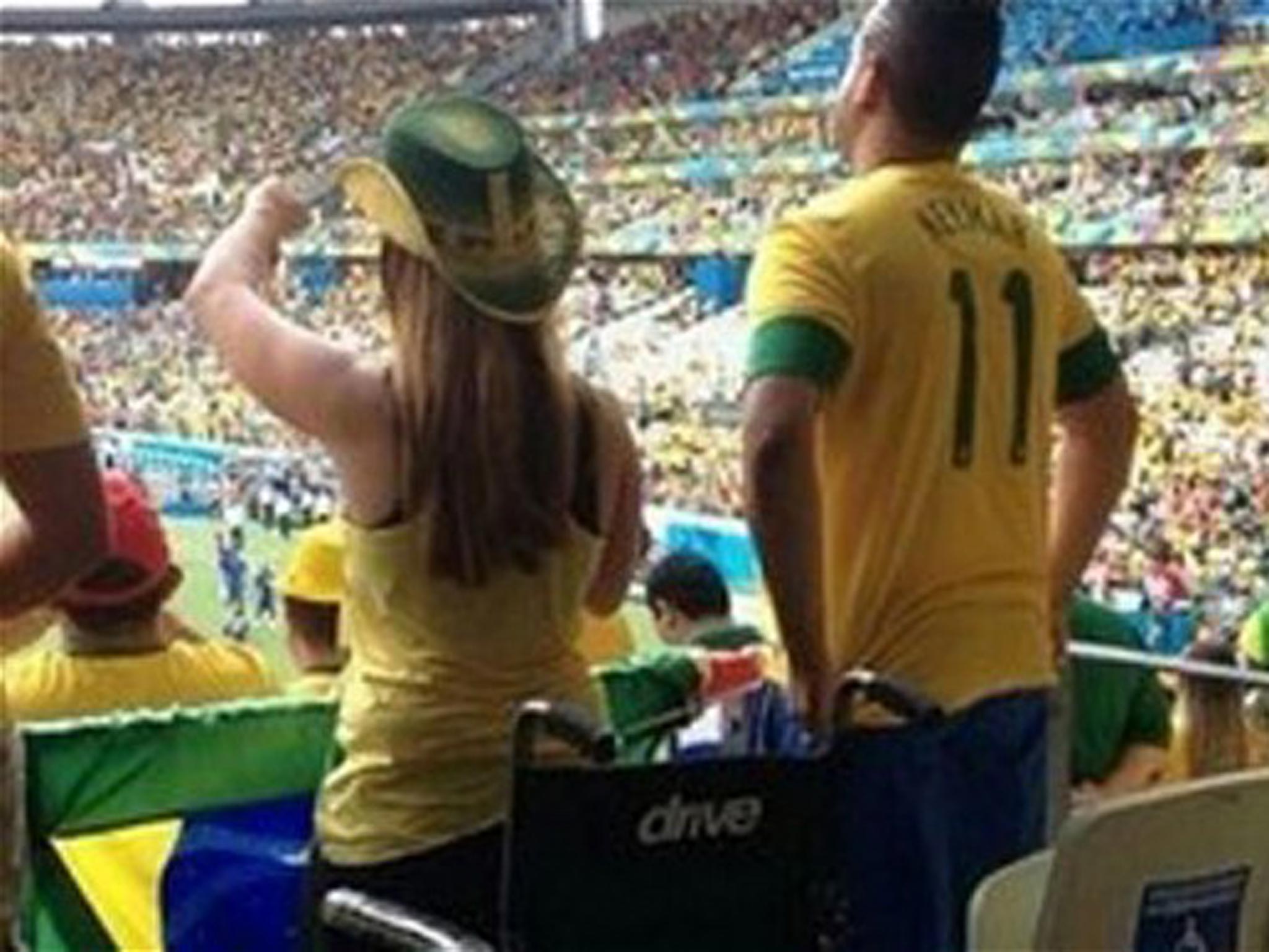 It is believed that some of them may have been posing as disabled supporters