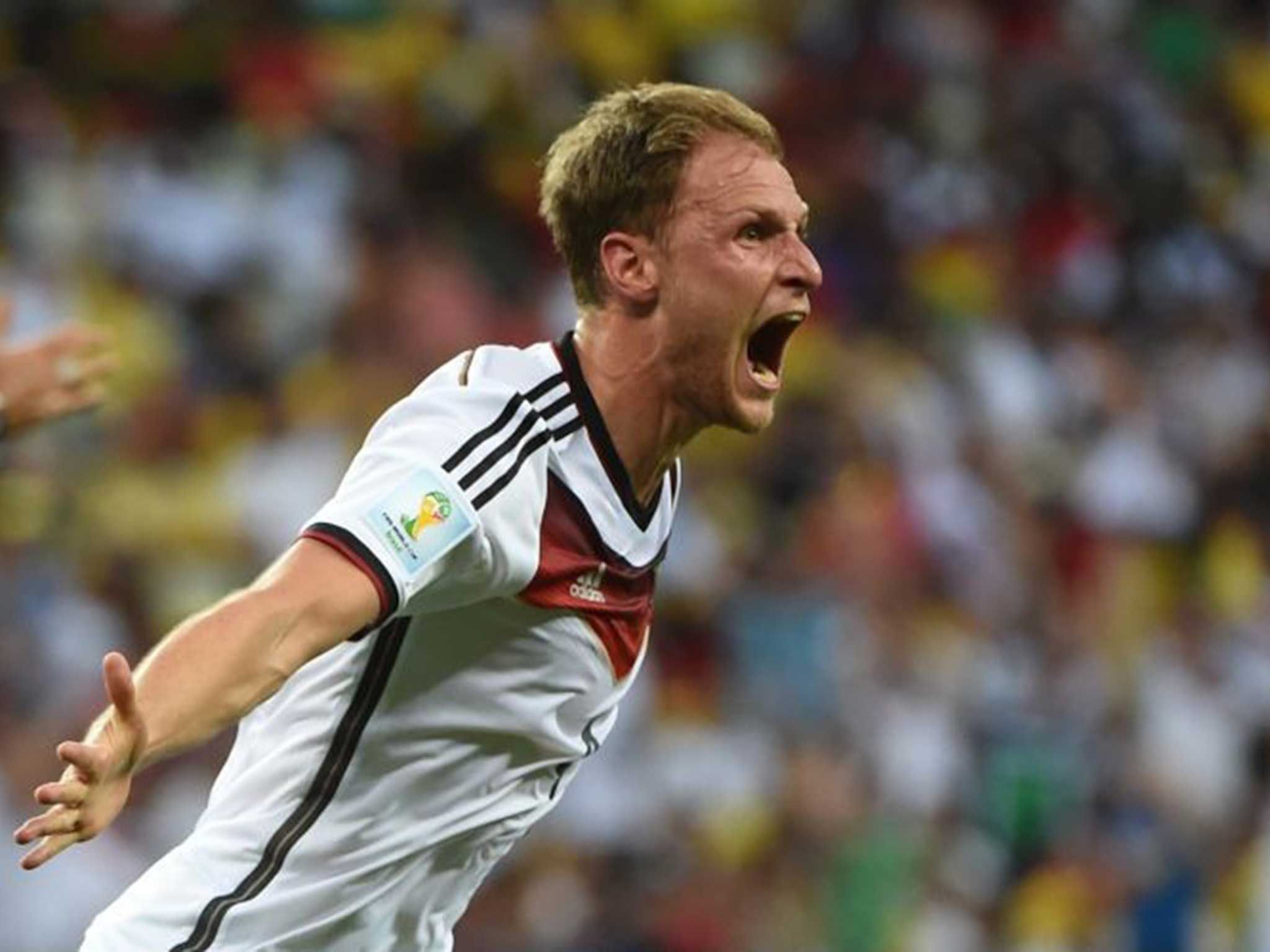 Klose in action at the World Cup