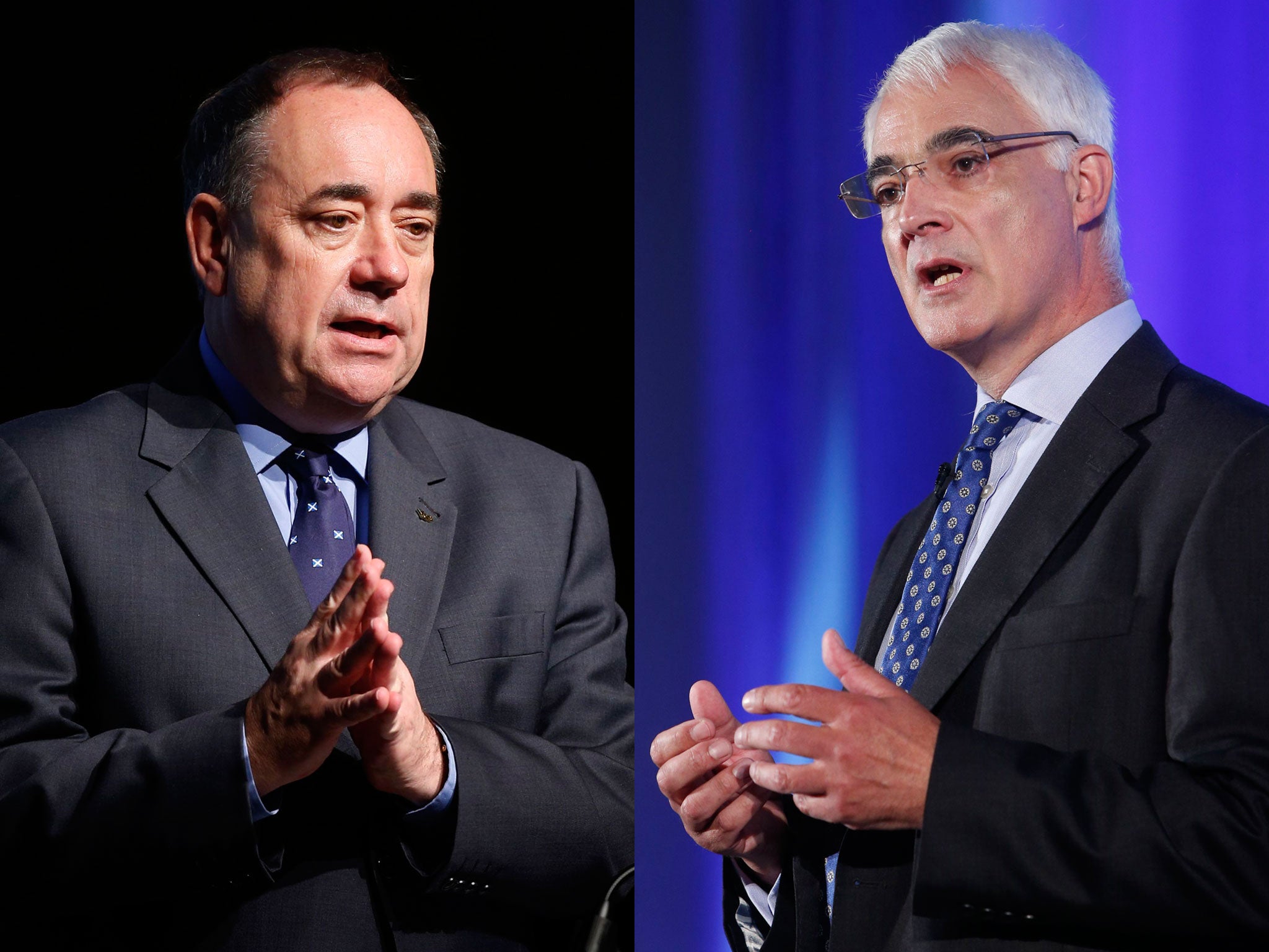 Salmond and Darling will go head to head for a second time over Scottish independence on Monday