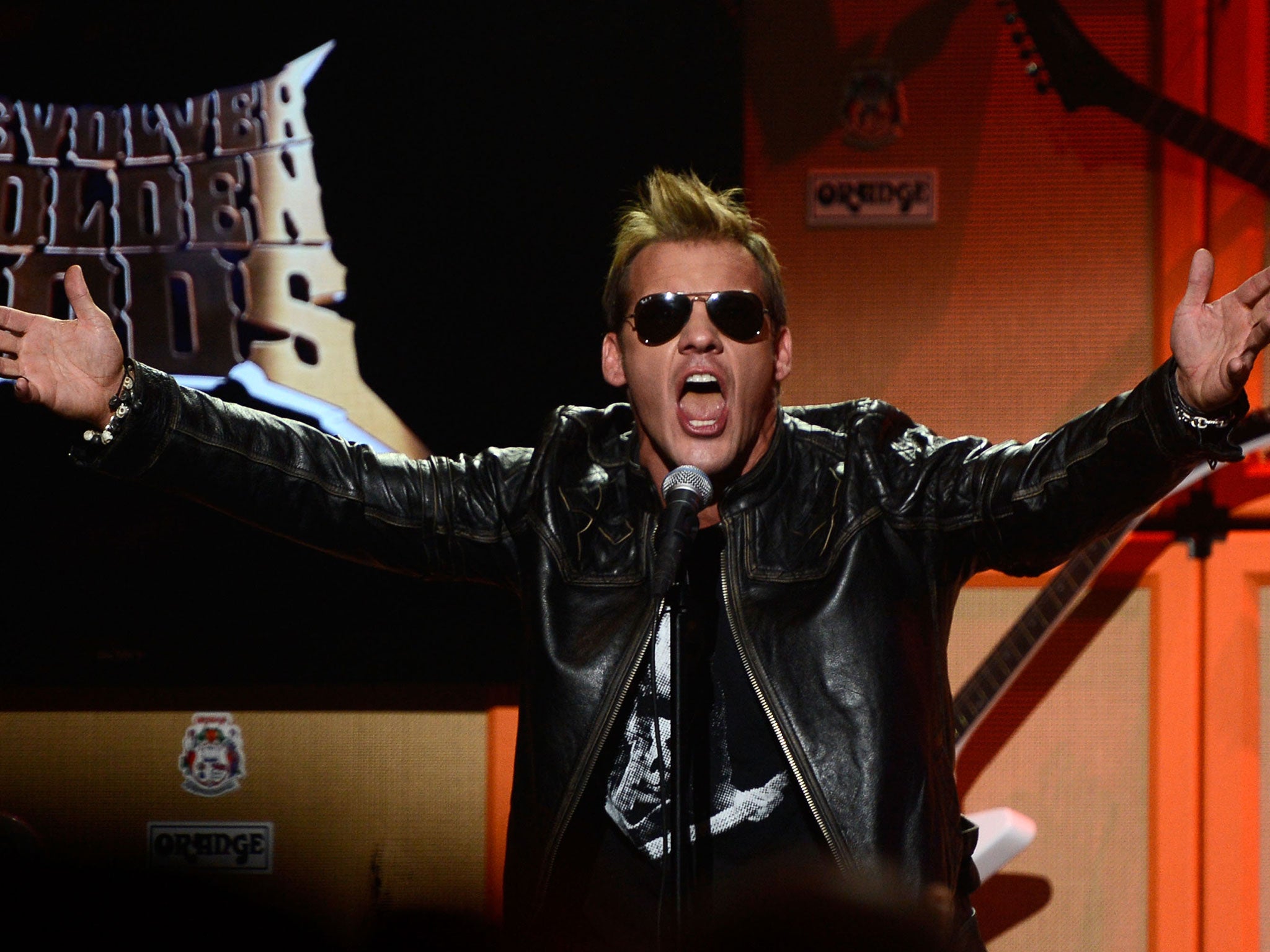 Chris Jericho makes a point