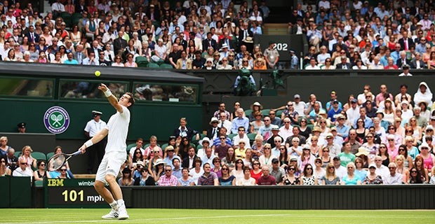 Murray played well in beating Belgian David Goffin