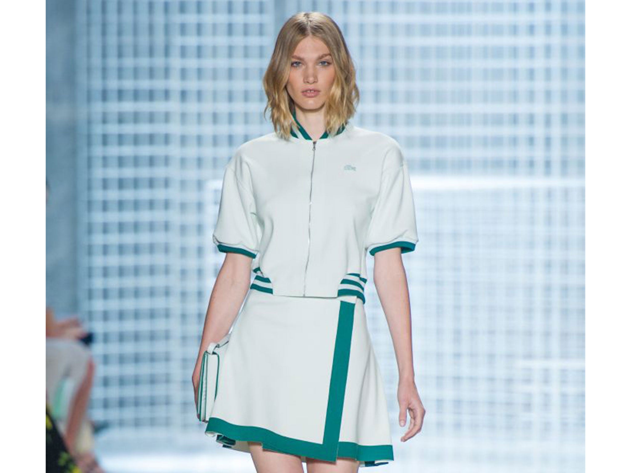 Match point: model wears Lacoste S/S 14