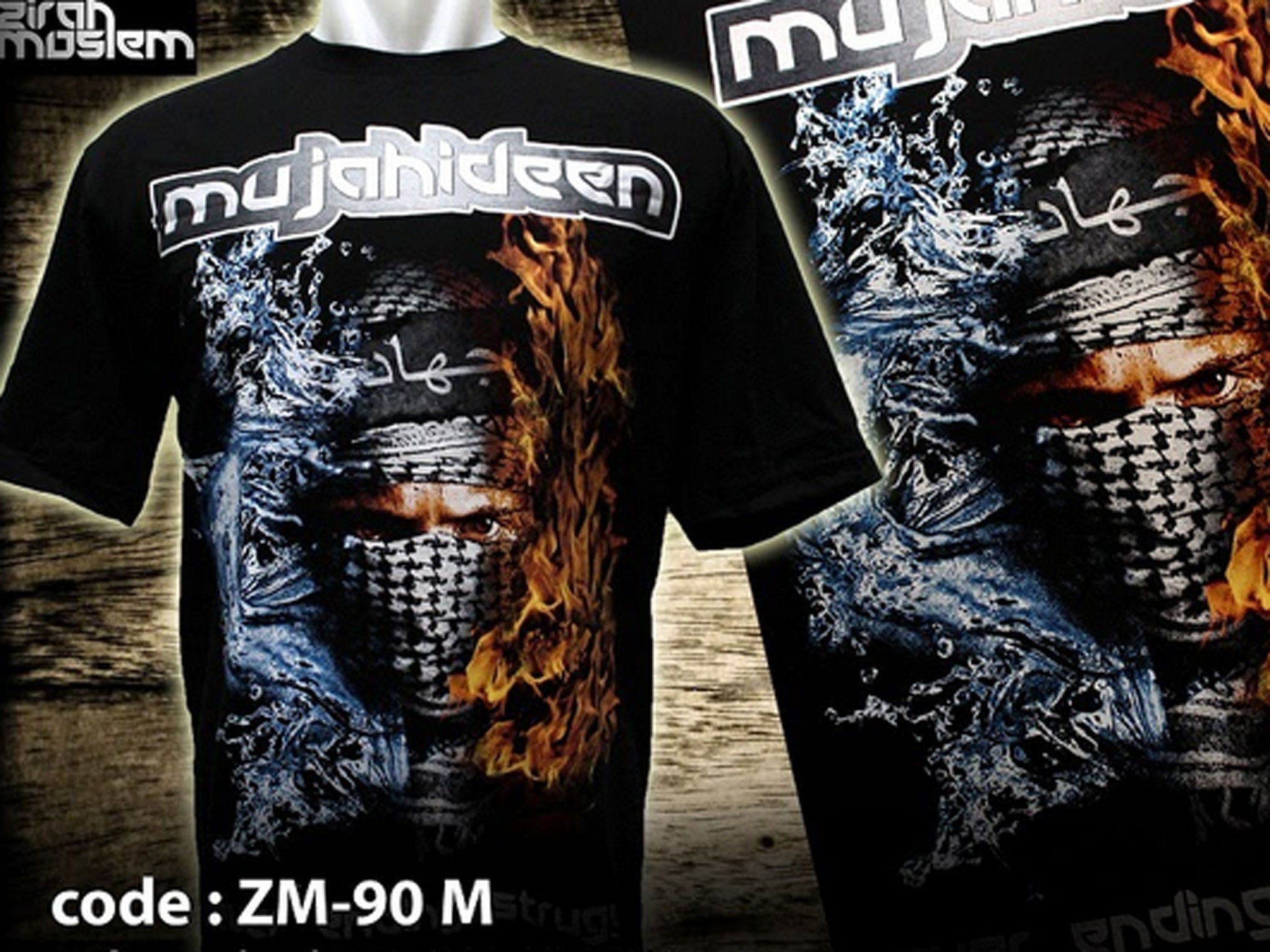 Online jihadist spring/summer collection of T-shirts shocks internet