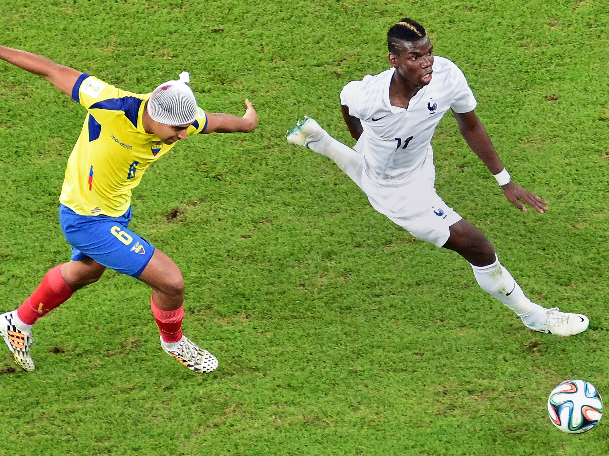 Paul Pogba on the ball