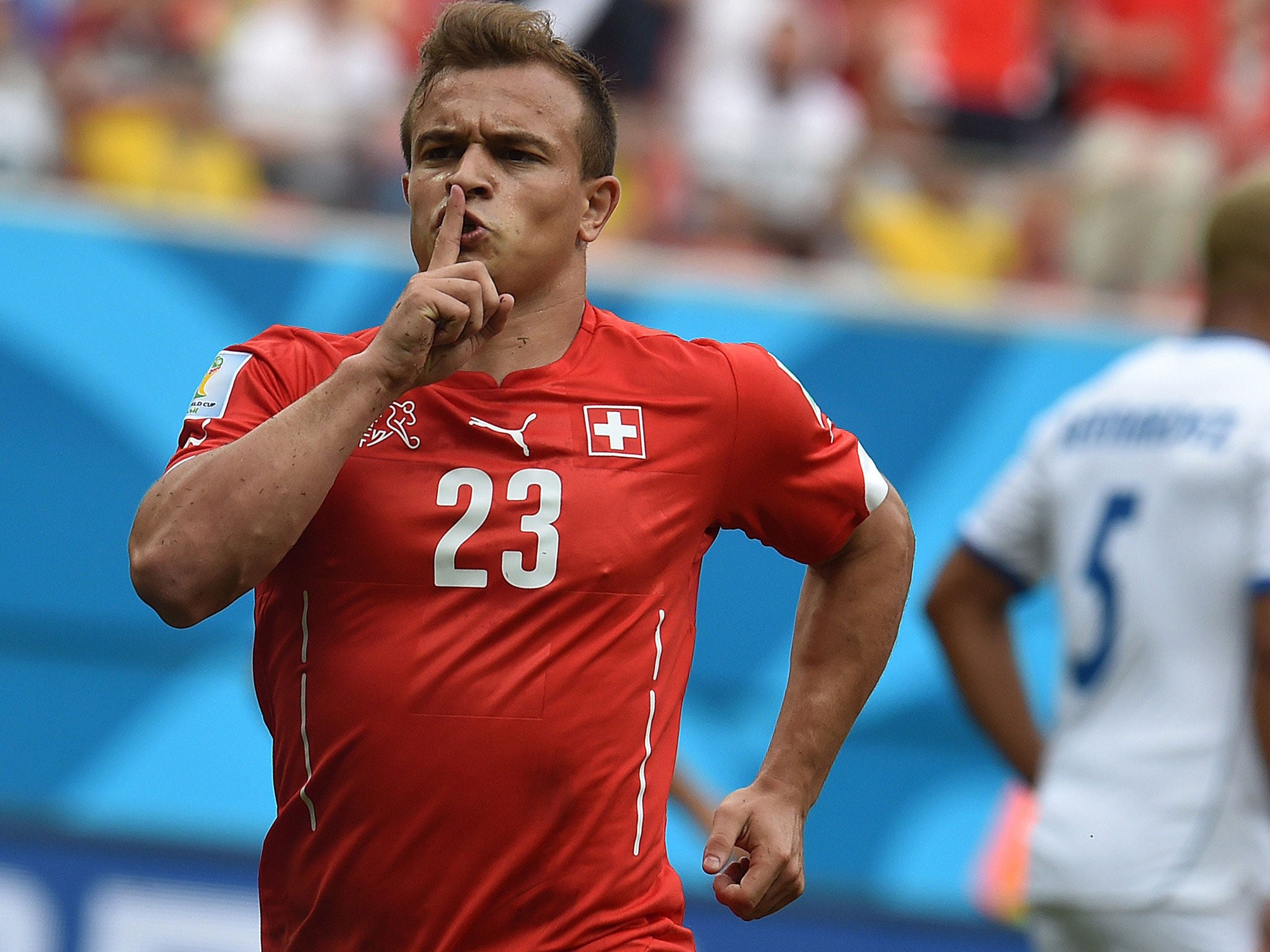 Xherdan Shaqiri hat-trick hands Switzerland date with Argentina