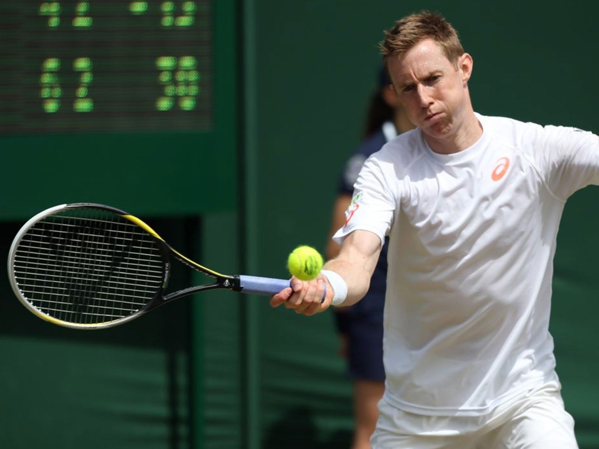 Jonathan Marray won the men’s doubles title in 2012