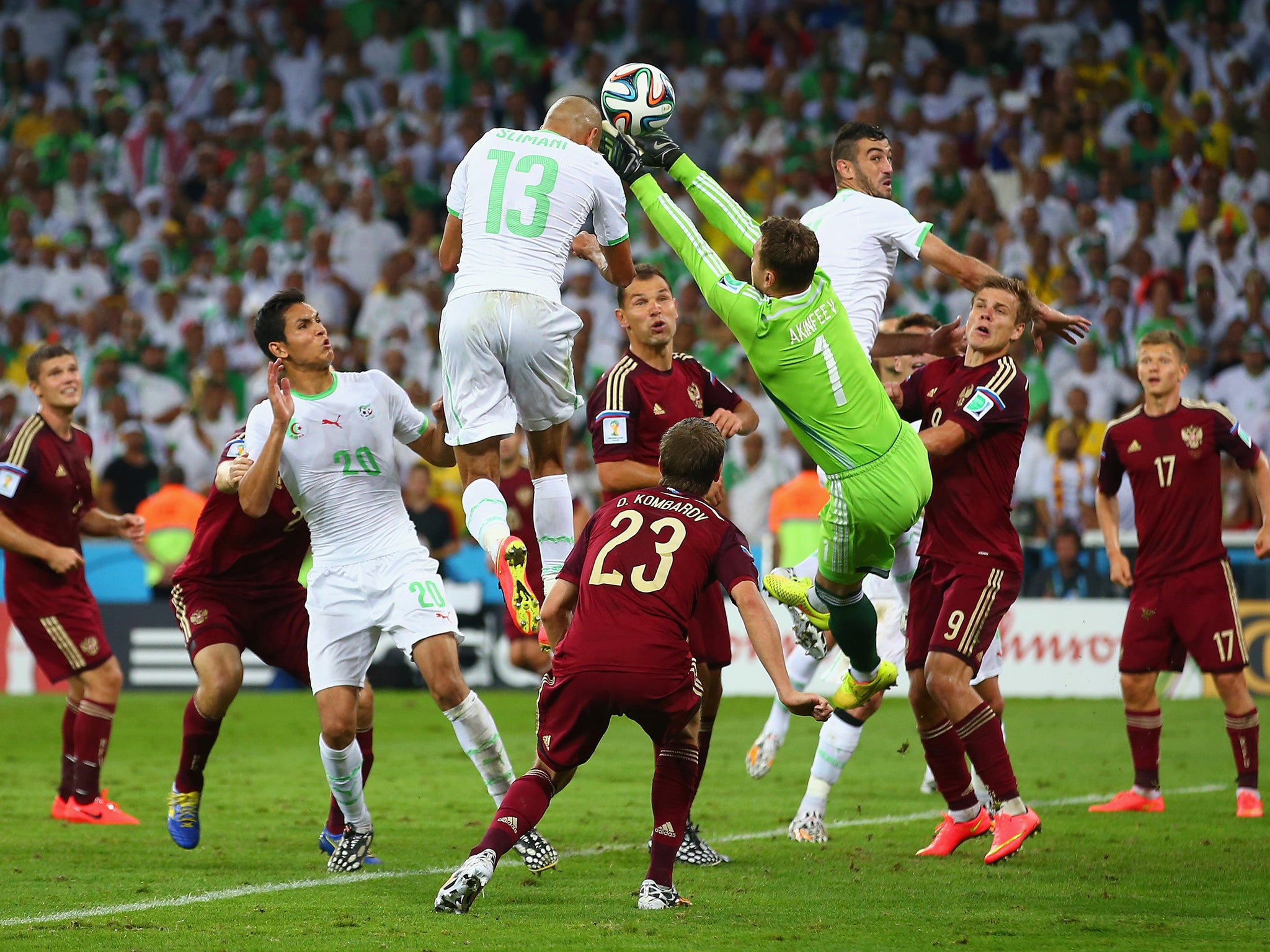 Threat: Algeria progressed ahead of Russia and South Korea in Group H