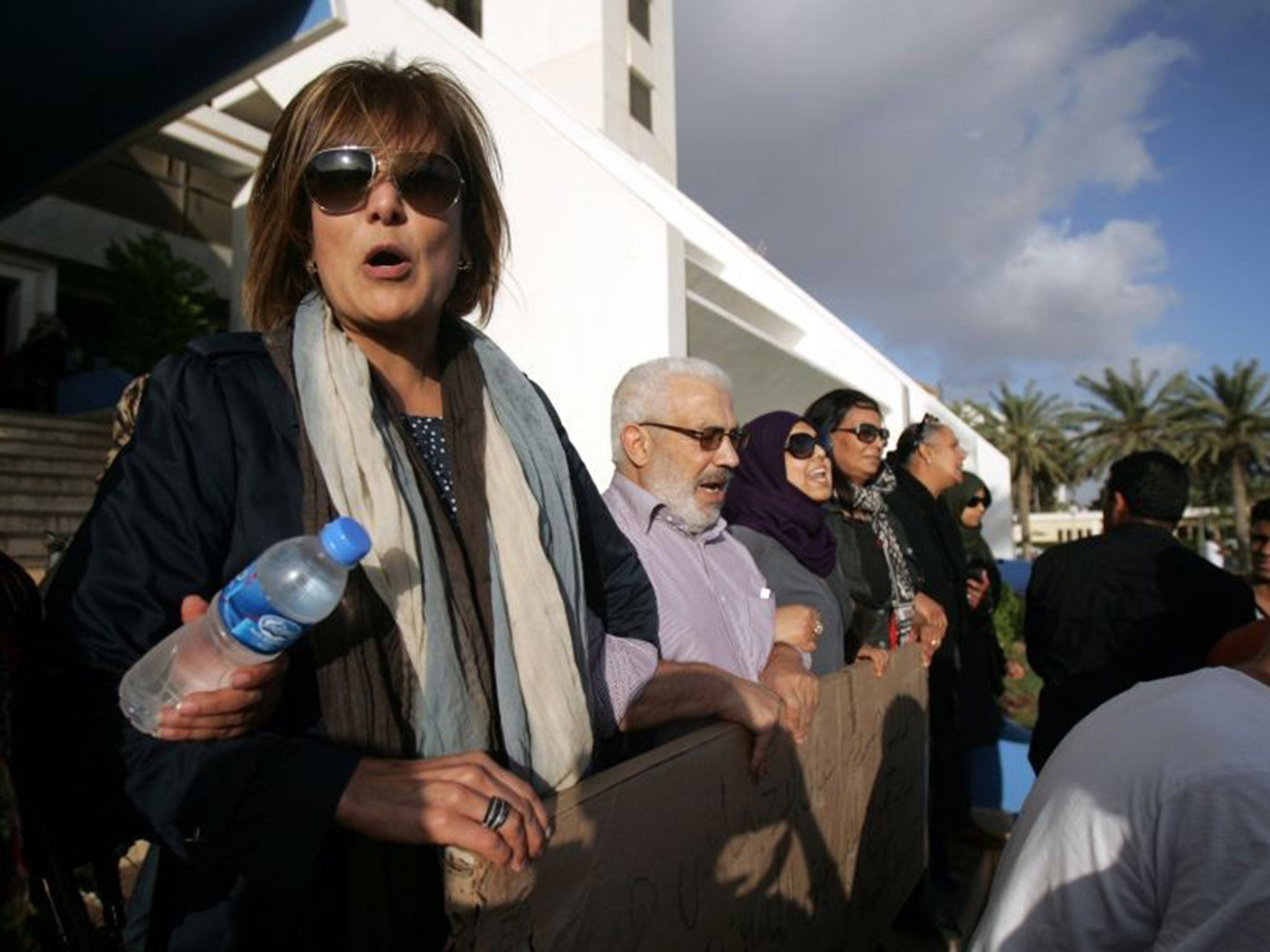 Salwa Bugaighis helped overthrow the regime of Moamer Kadhafi. AFP PHOTO/ABDULLAH