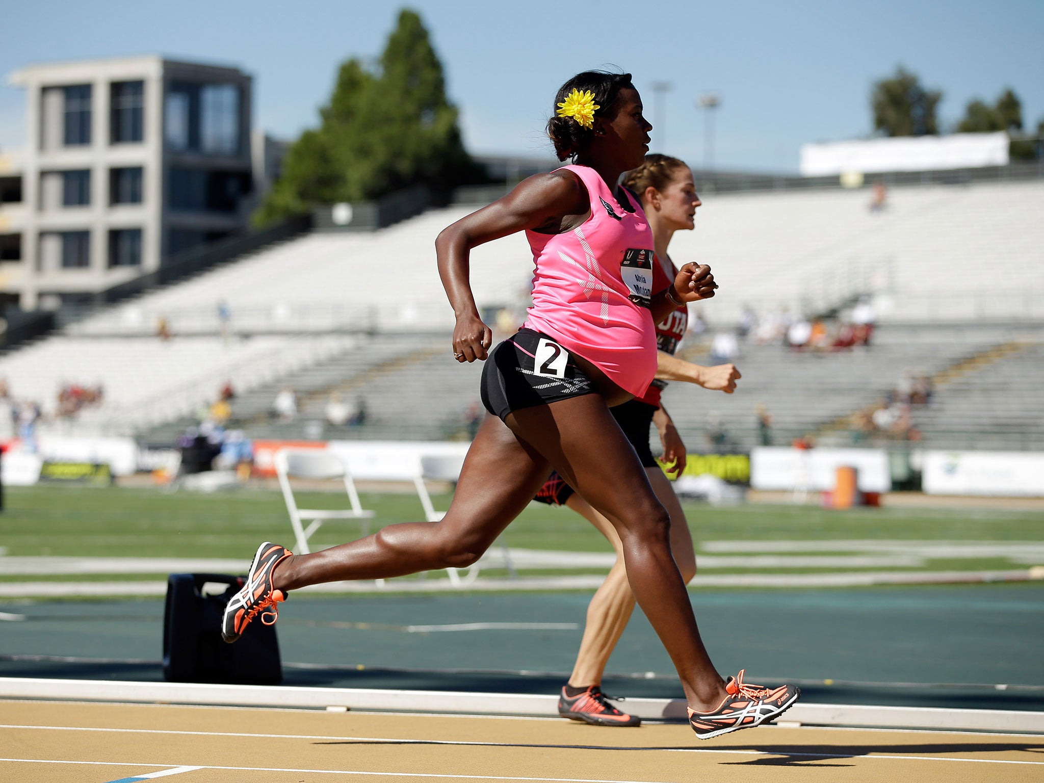 800m runner Alysia Montano