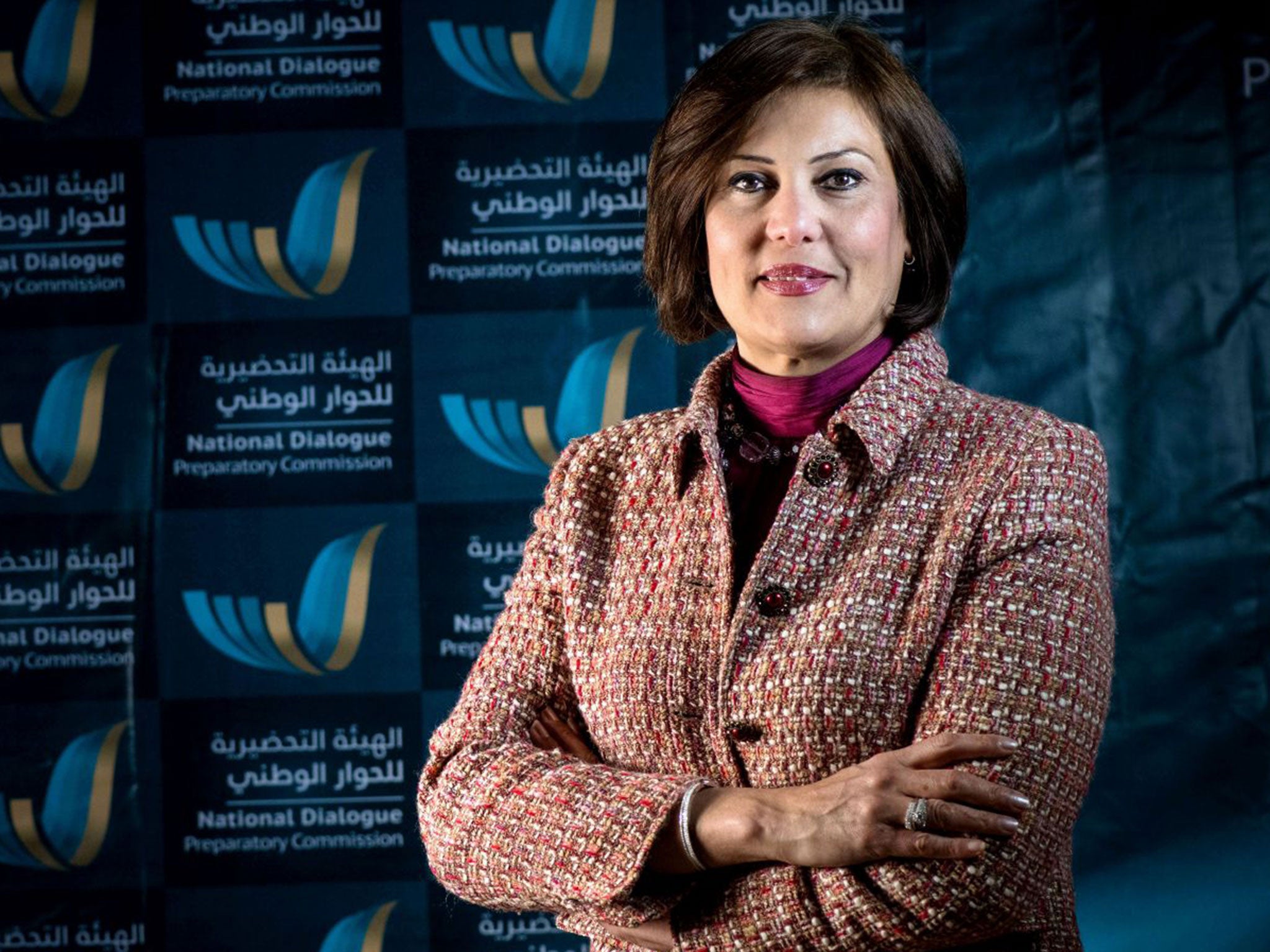 Salwa Bugaighis played an active part in Libya's 2011 revolution which overthrew the regime of Muammar Gaddafi