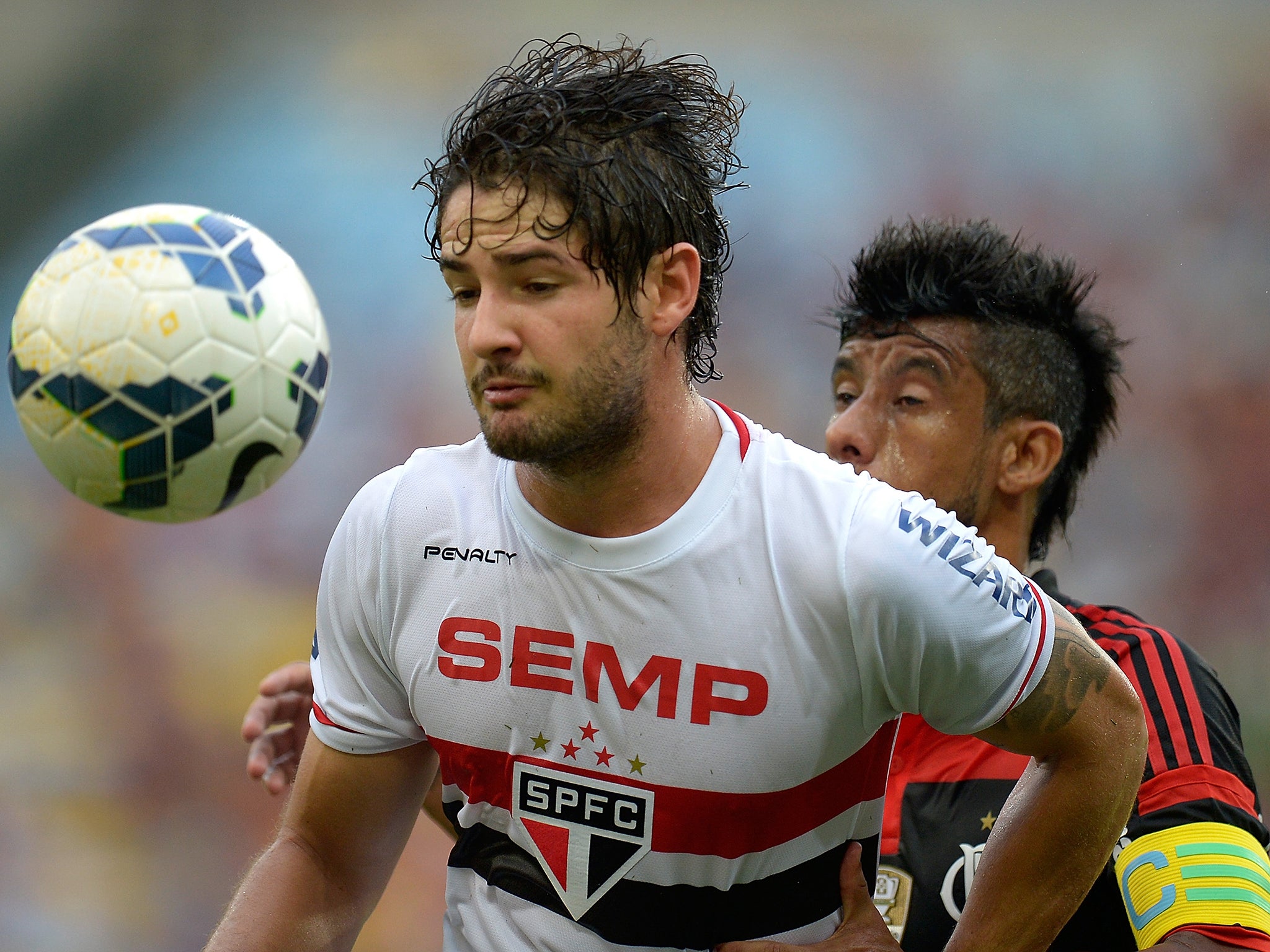 Alexandre Pato in action for Sao Paulo