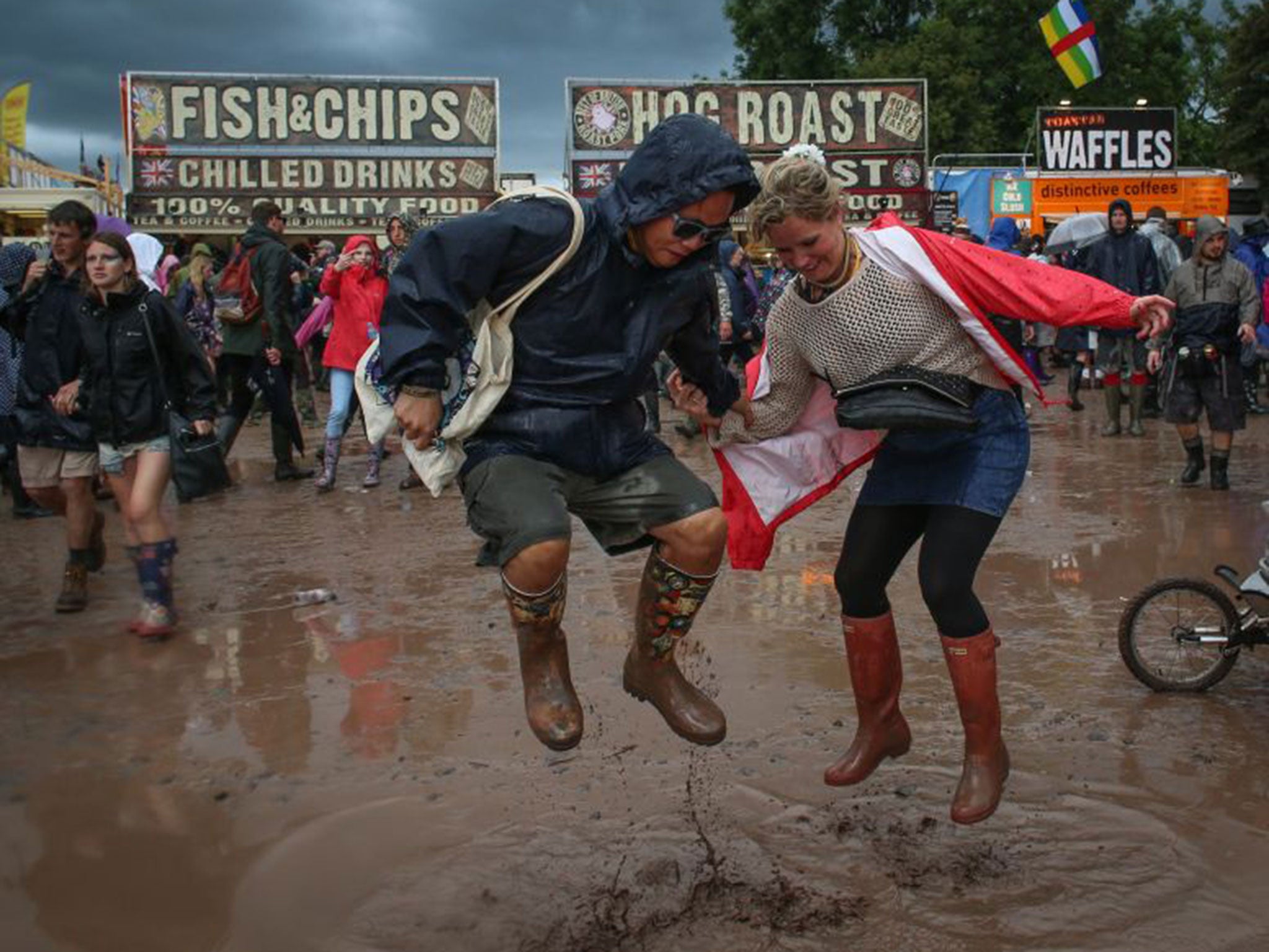 Latest weather forecasts predict plenty of mud at this year's Glastonbury