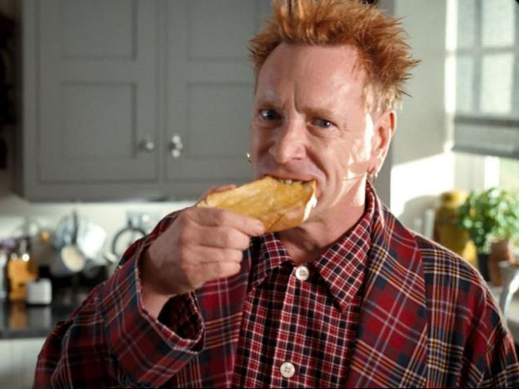 John Lydon advertising 'Country Life' butter