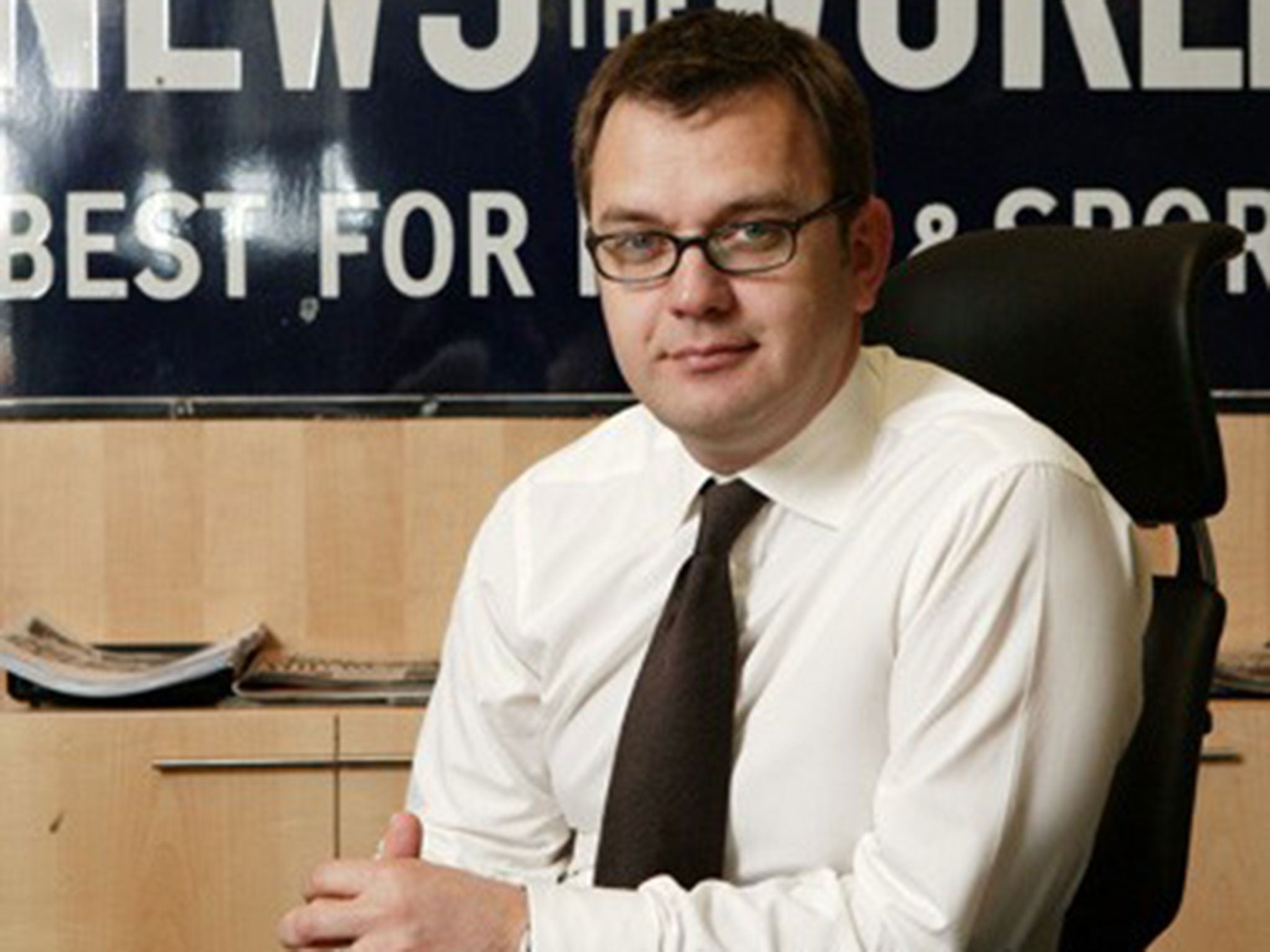 Andy Coulson was The News of the World's editor at the time