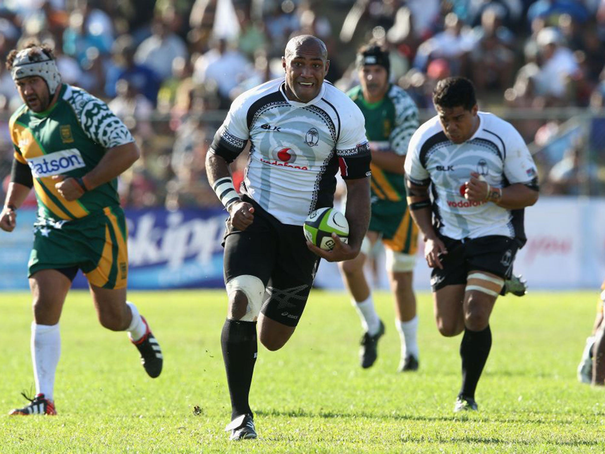 Centre Nemani Nadolo scored three tries