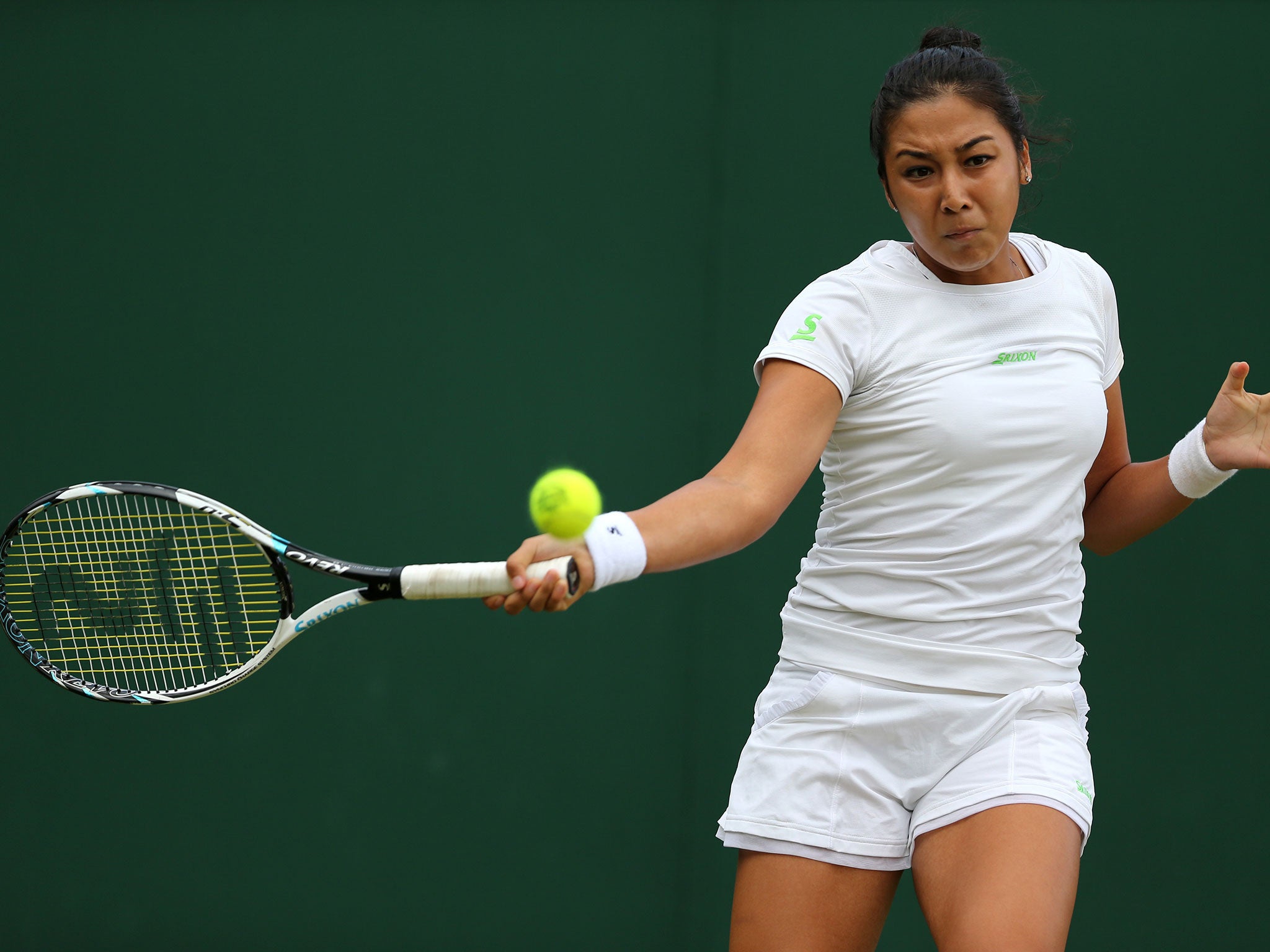 Zarina Diyas is the only homegrown member of Kazakhstan's Fed Cup team