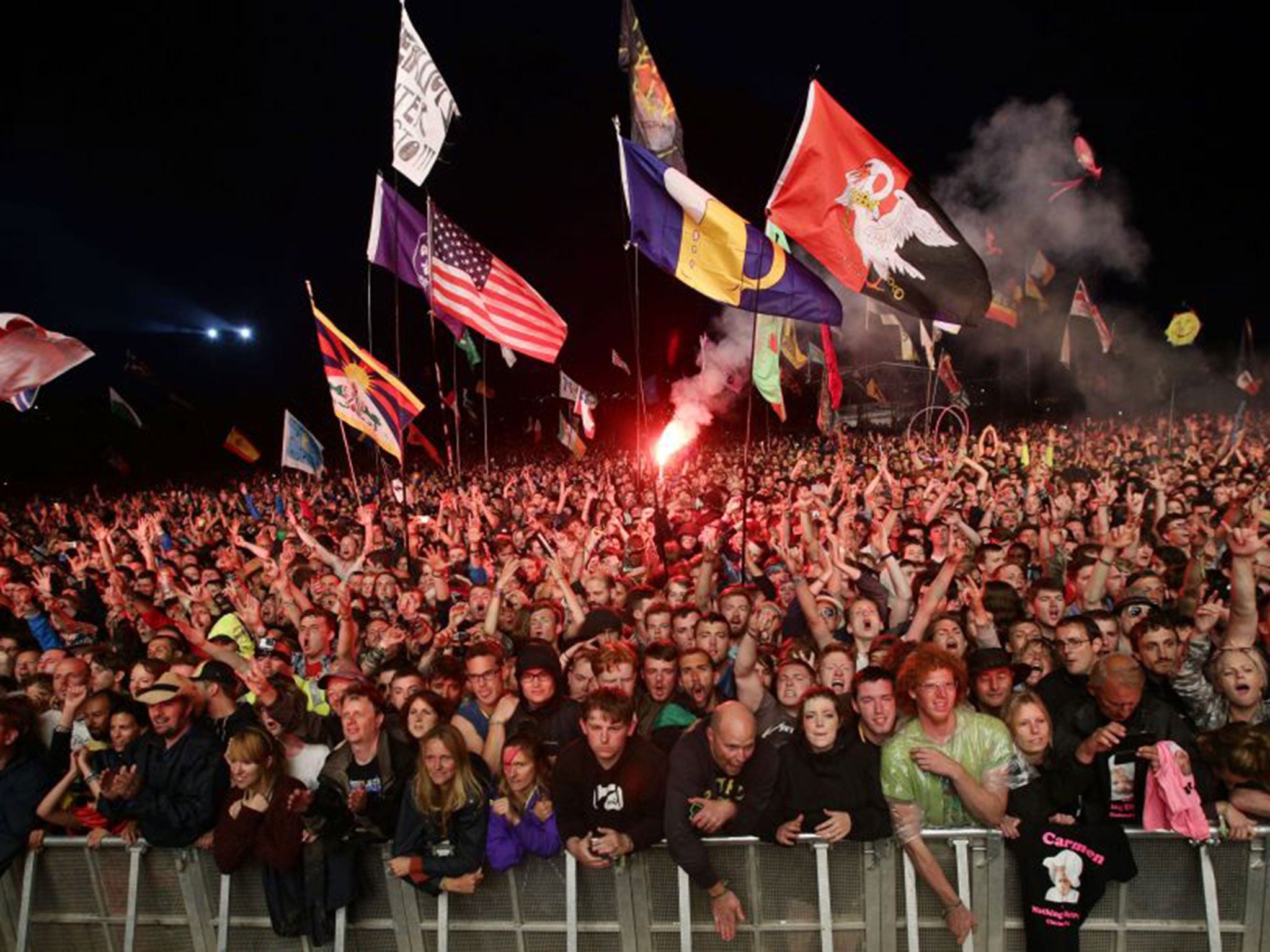 Metallica's set included enough big hitters to get the whole crowd fired up