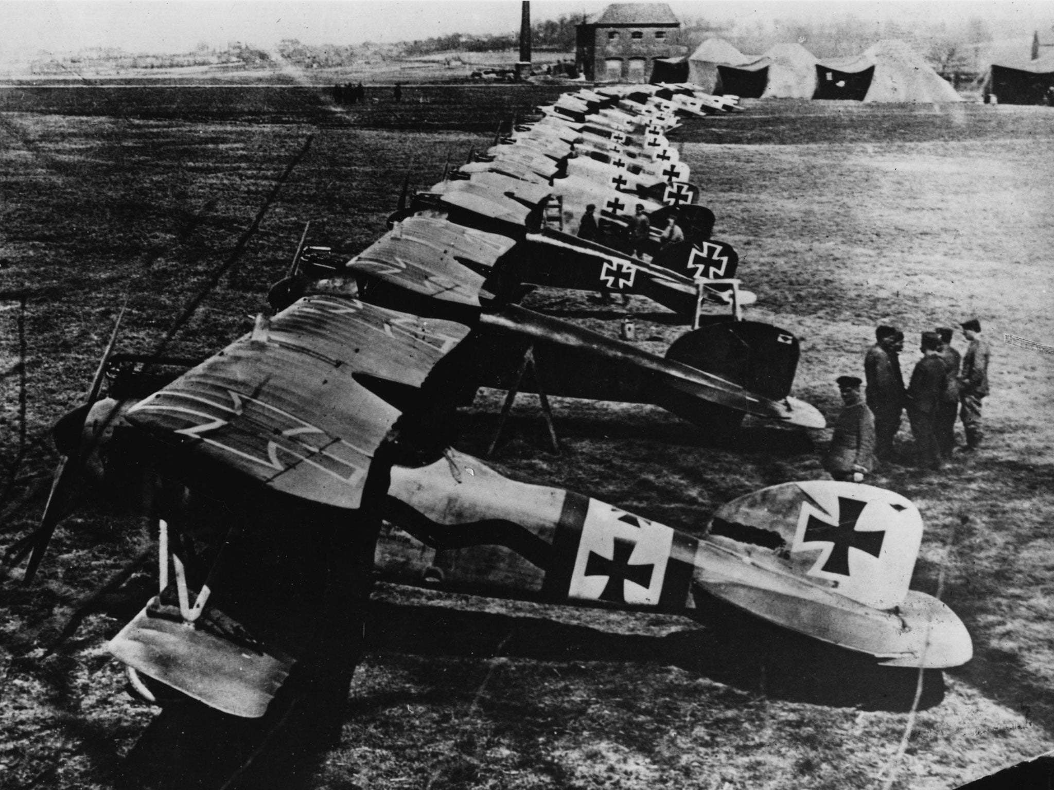 Baron Manfred von Richthofen's 'flying circus'