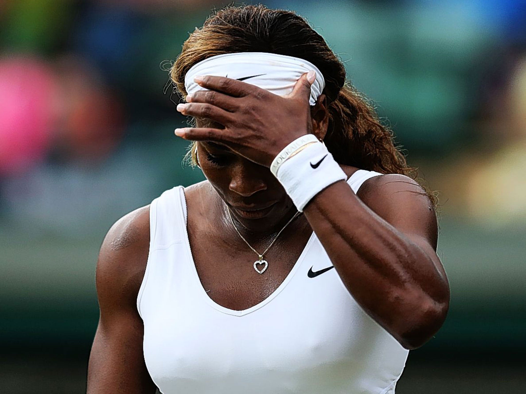 Williams crashed out of Wimbledon because of a mystery illness