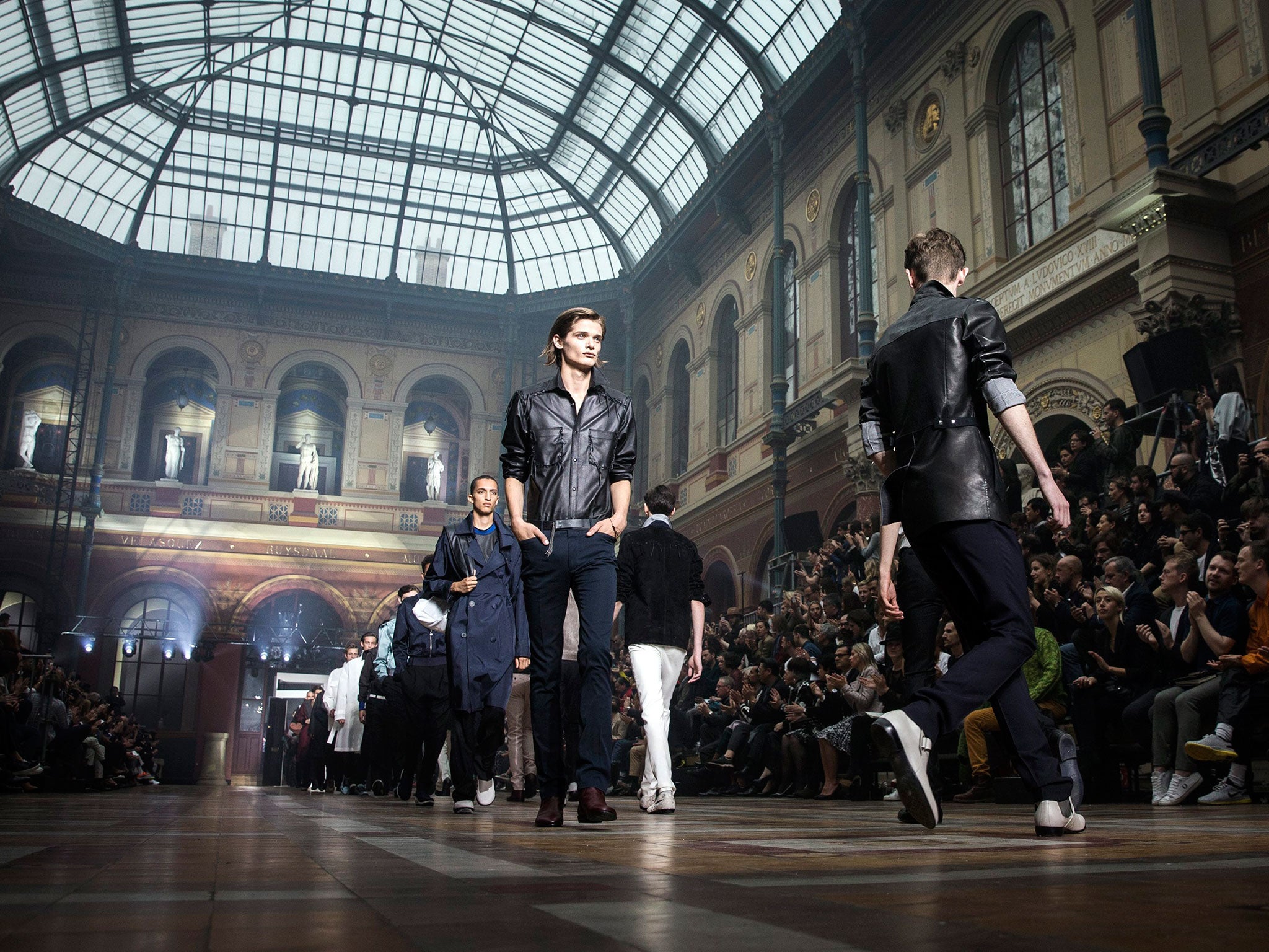 In through the out door … Alber Elbaz and Lucas Ossendrijver’s menswear designs for Lanvin at Paris Fashion Week