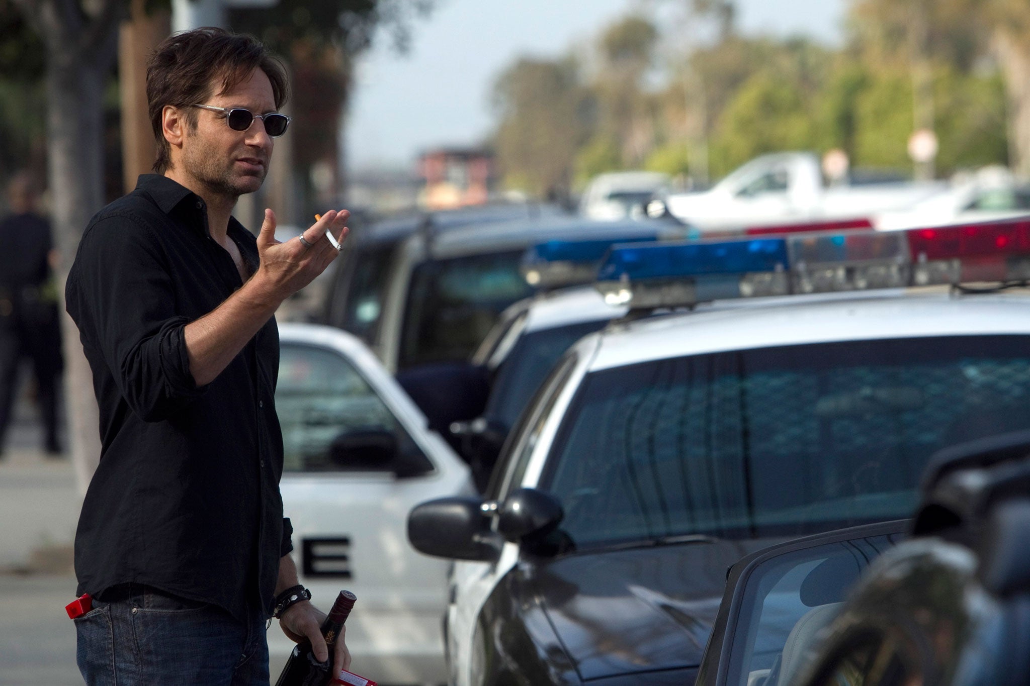 David Duchovny played dissolute novelist Hank Moody