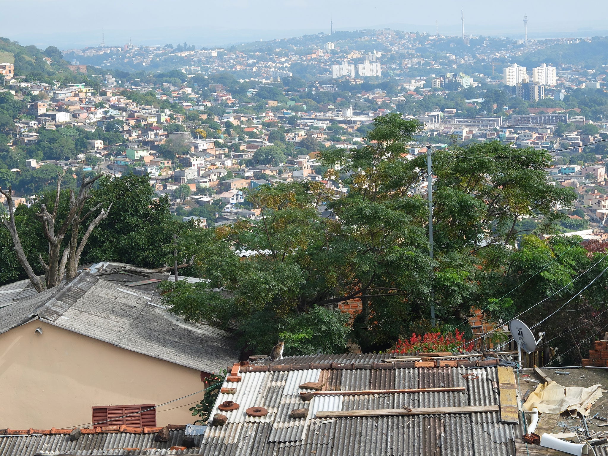 A view of Morro da Cruz