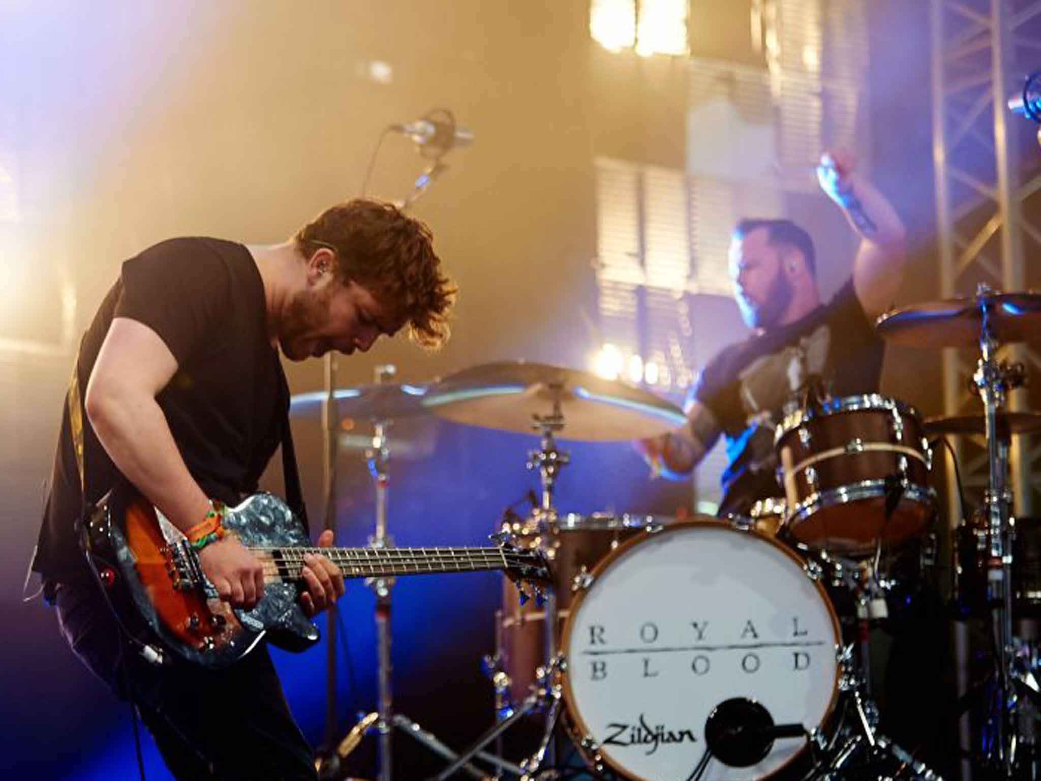 Mike Kerr and Ben Thatcher of Royal Blood