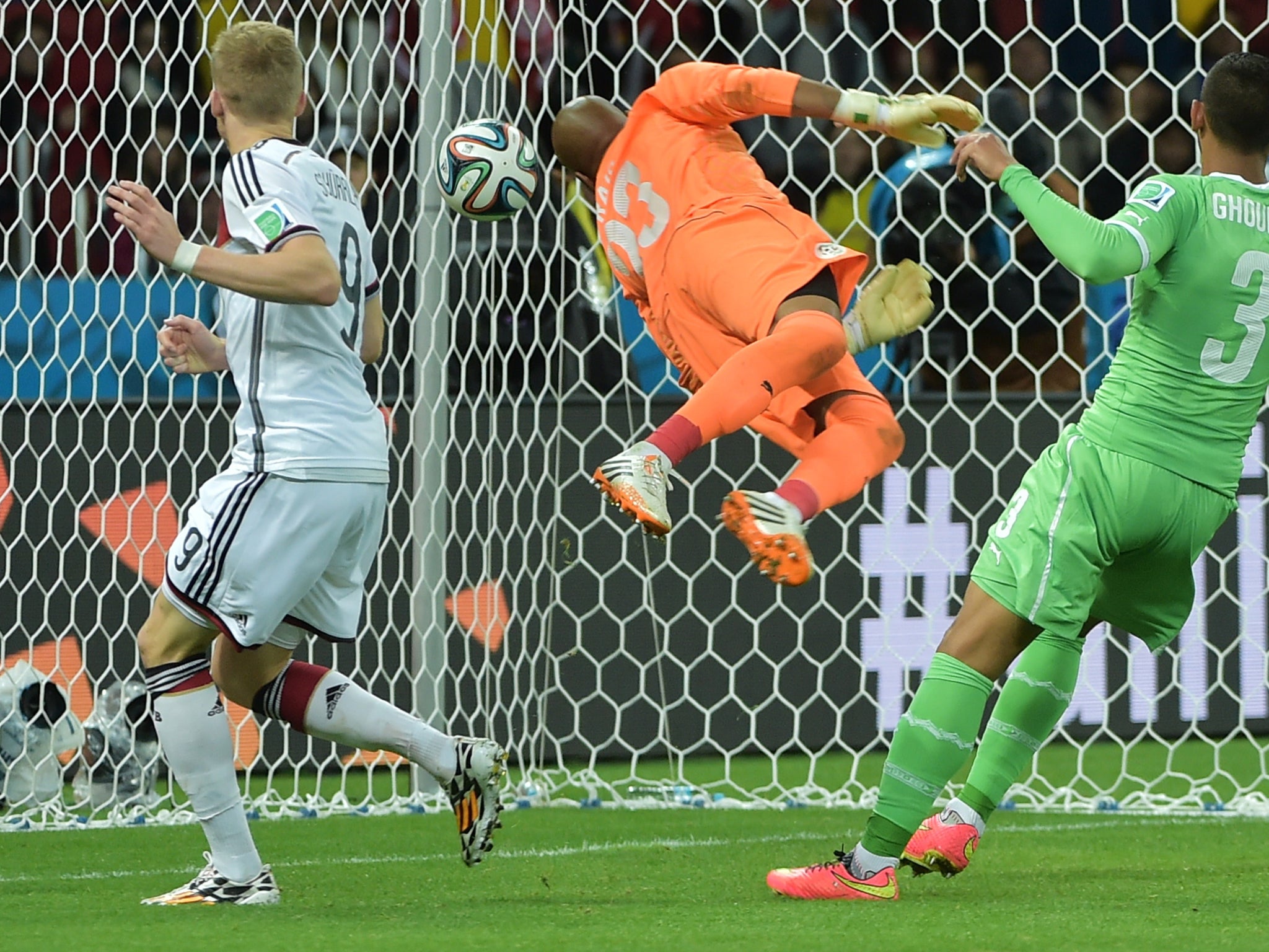 Schurrle opens the scoring against Algeria