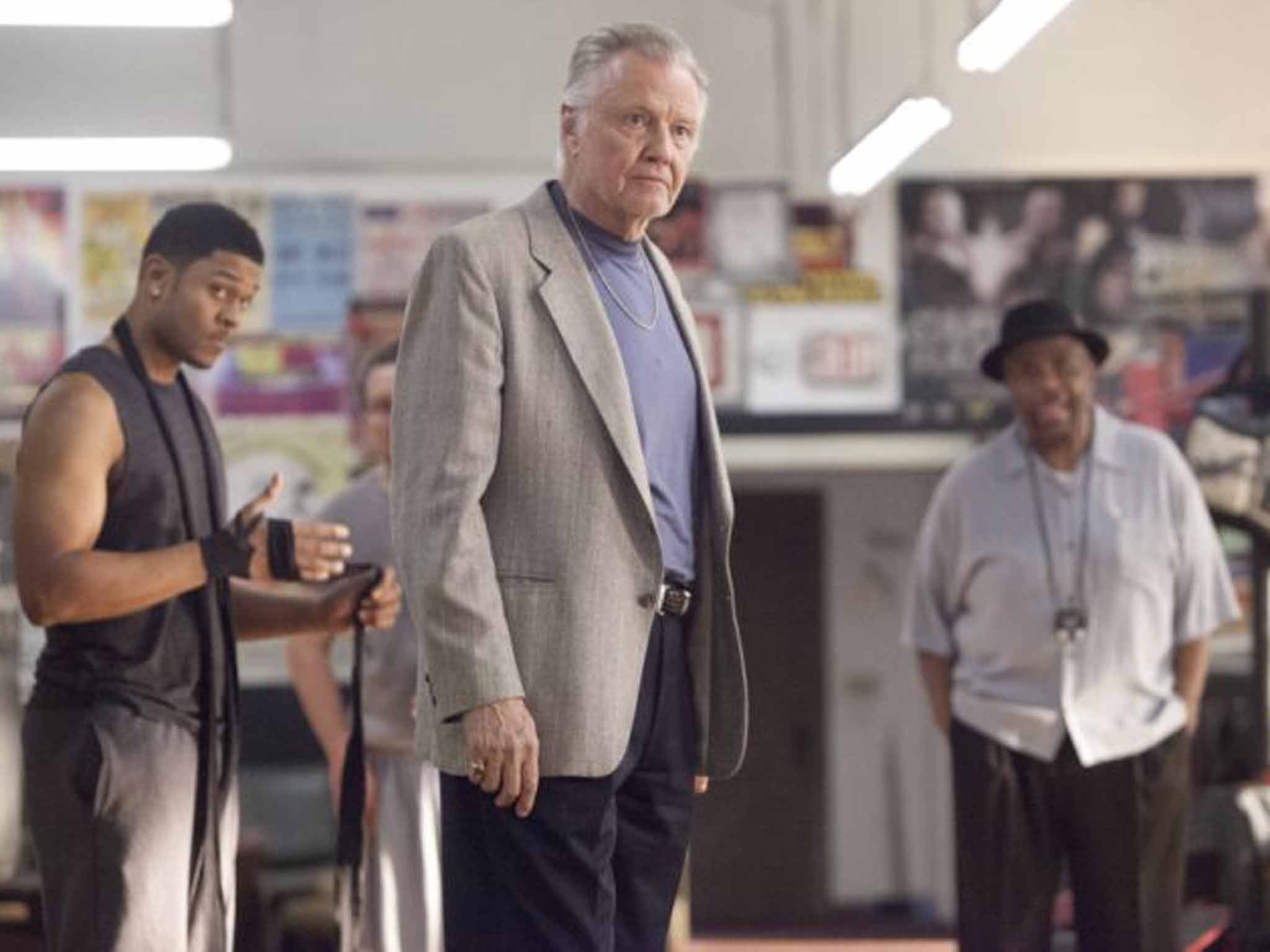 Parent power: Pooch Hall (left) and Jon Voight in 'Ray Donovan'