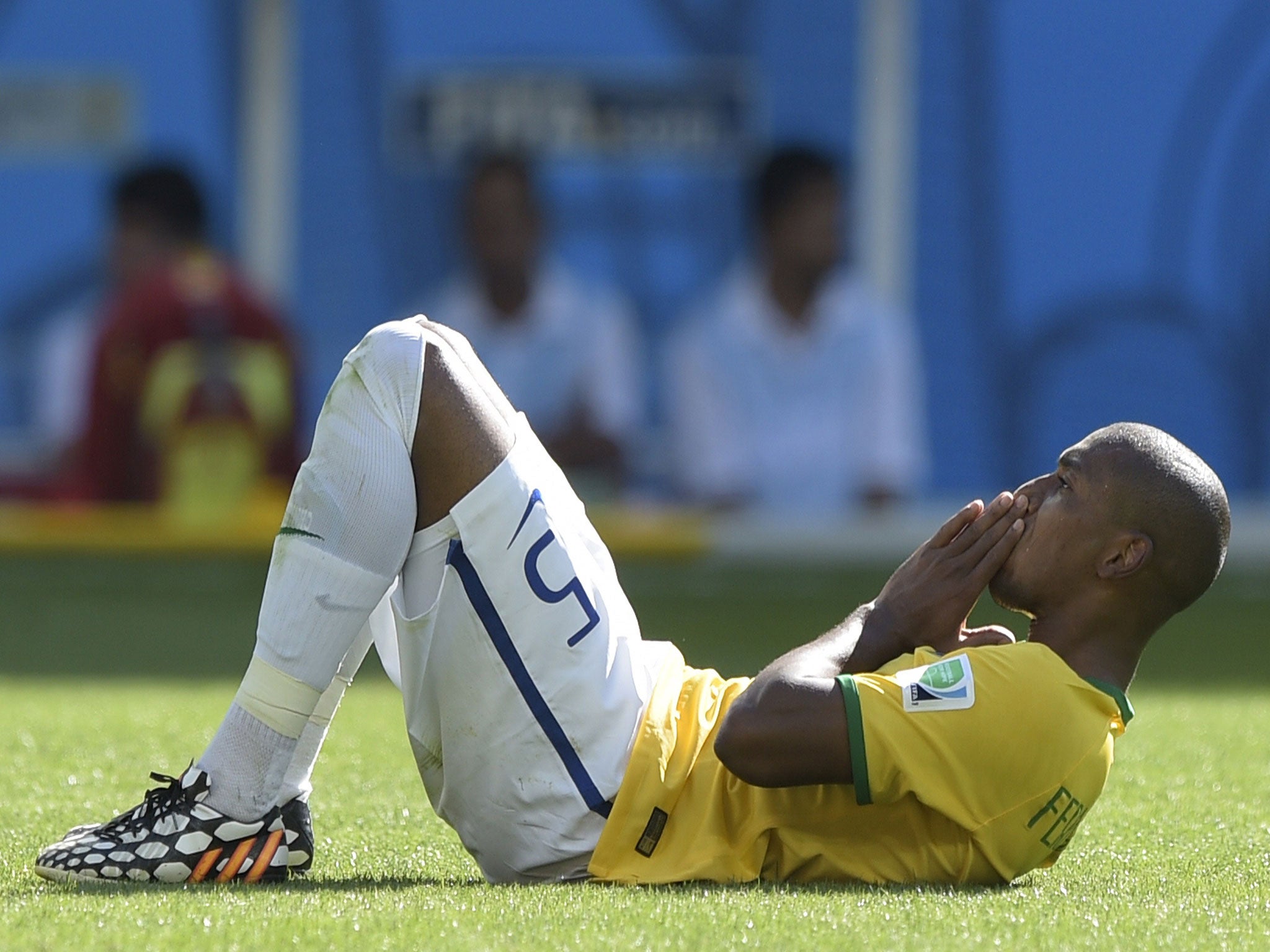 Fernandinho says Brazil must be wary of the threat posed by Colombia's James Rodriguez