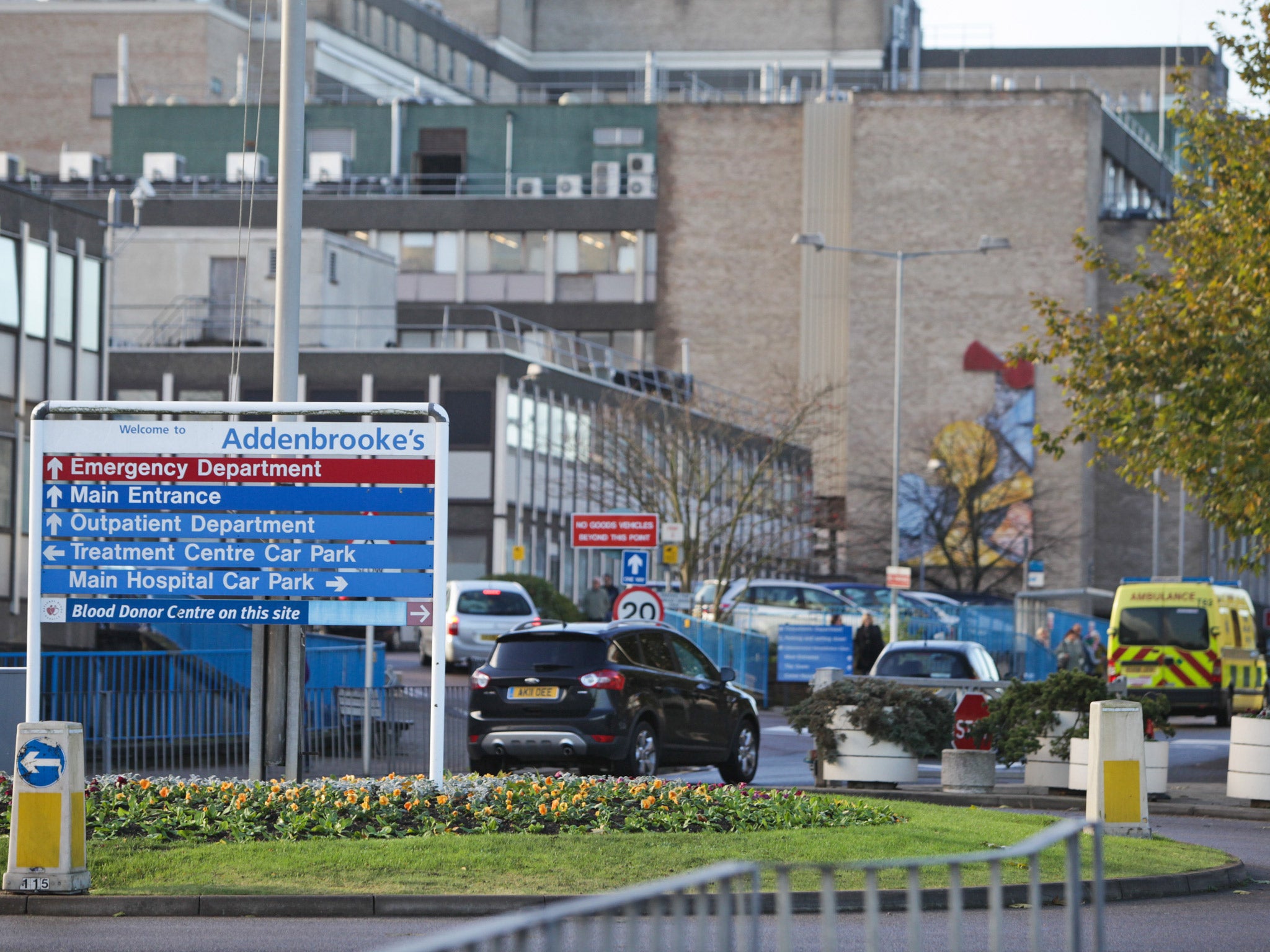 Addenbrooke's Hospital in Cambridge