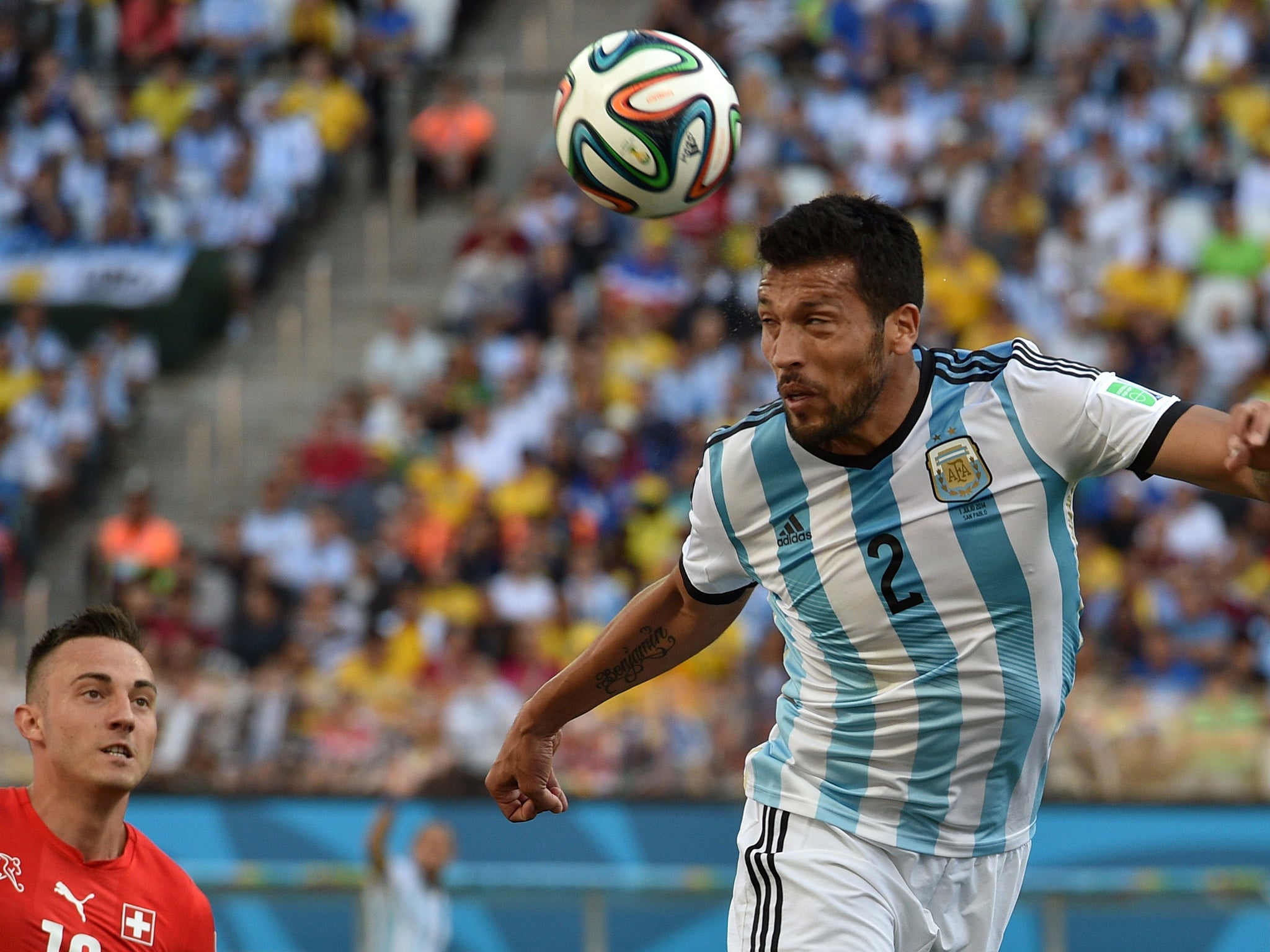 Garay at the World Cup