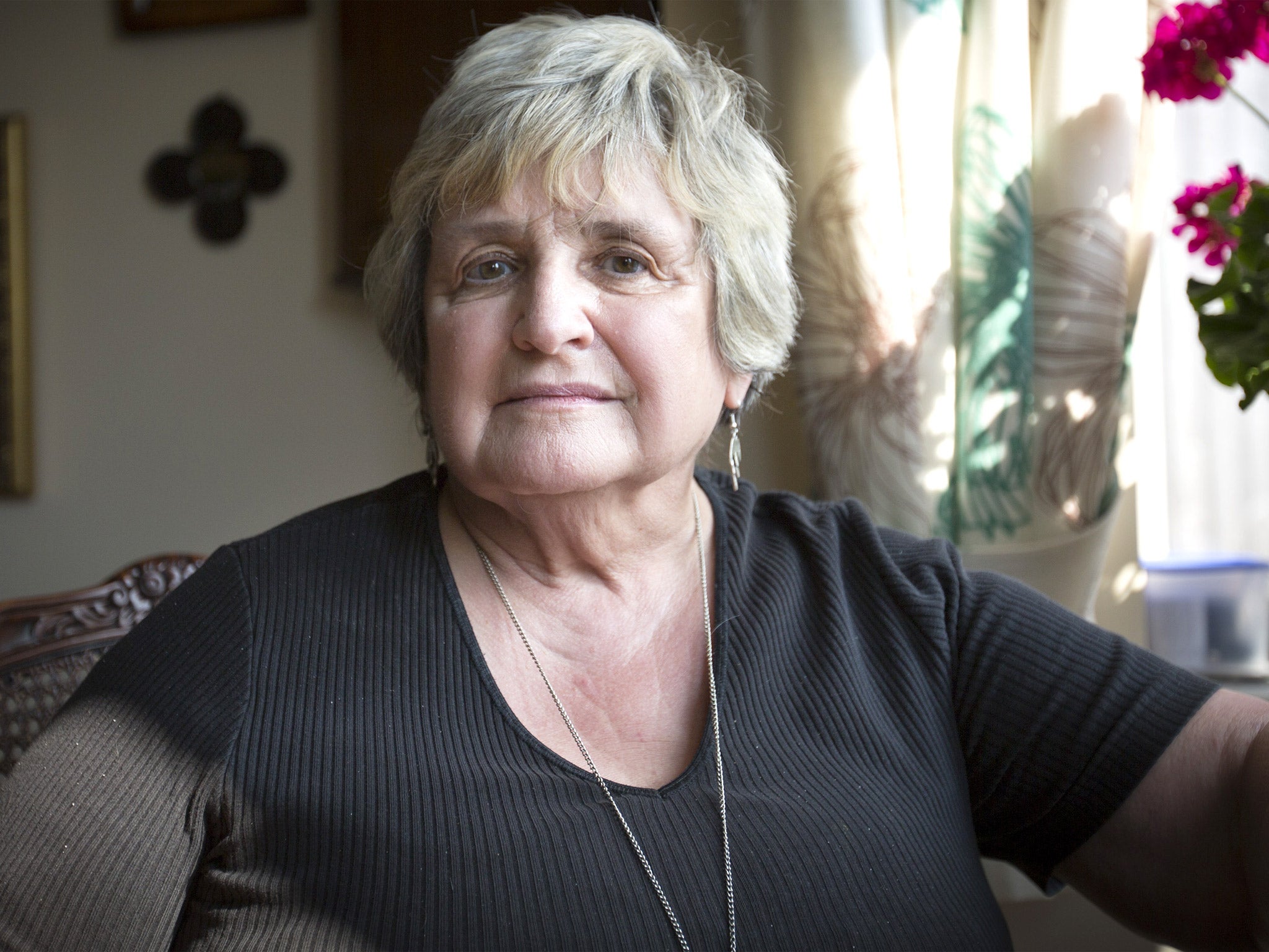 Dementia patient Shelagh Robinson at her home near Crewe