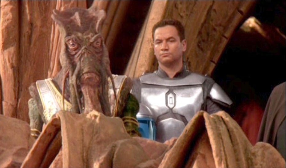 Morrison played Jango Fett in Attack of the Clones