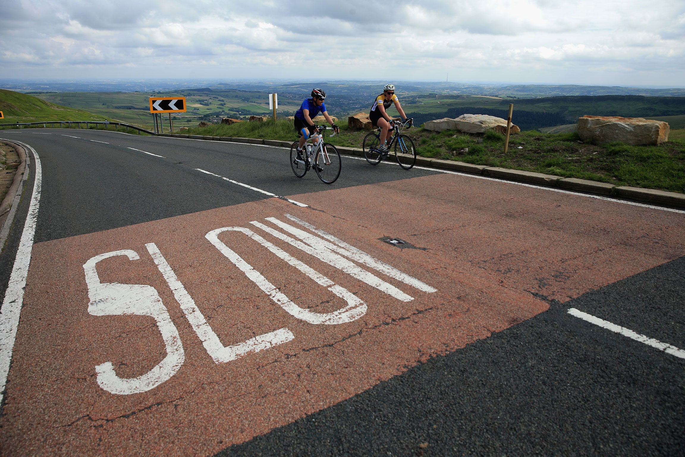 Home Moss, one of the key climbs on Stage 2