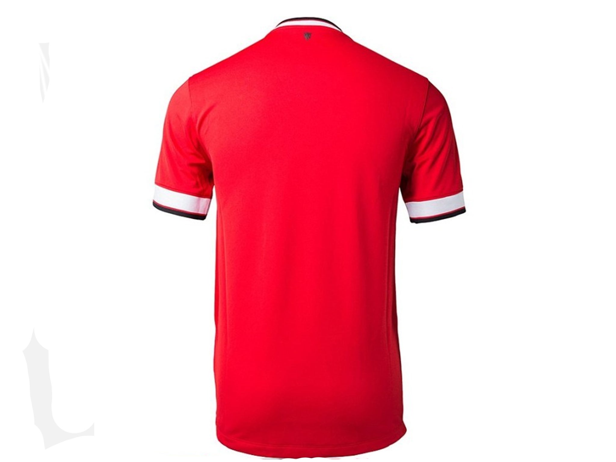 A leaked image purporting to be the new Manchester United shirt