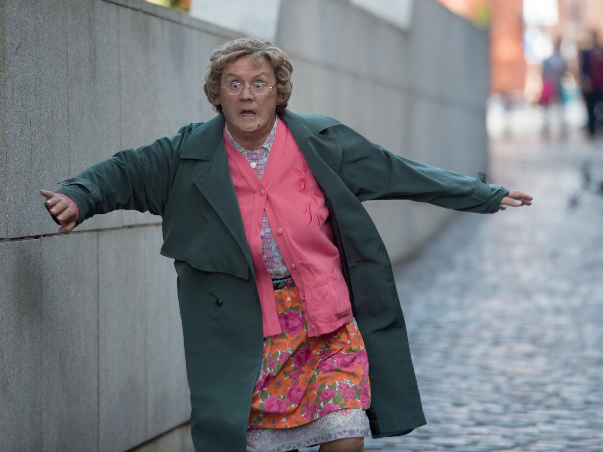 Brendan O'Carroll as his female alter-ego Agnes Brown for Mrs Brown's Boys D'Movie