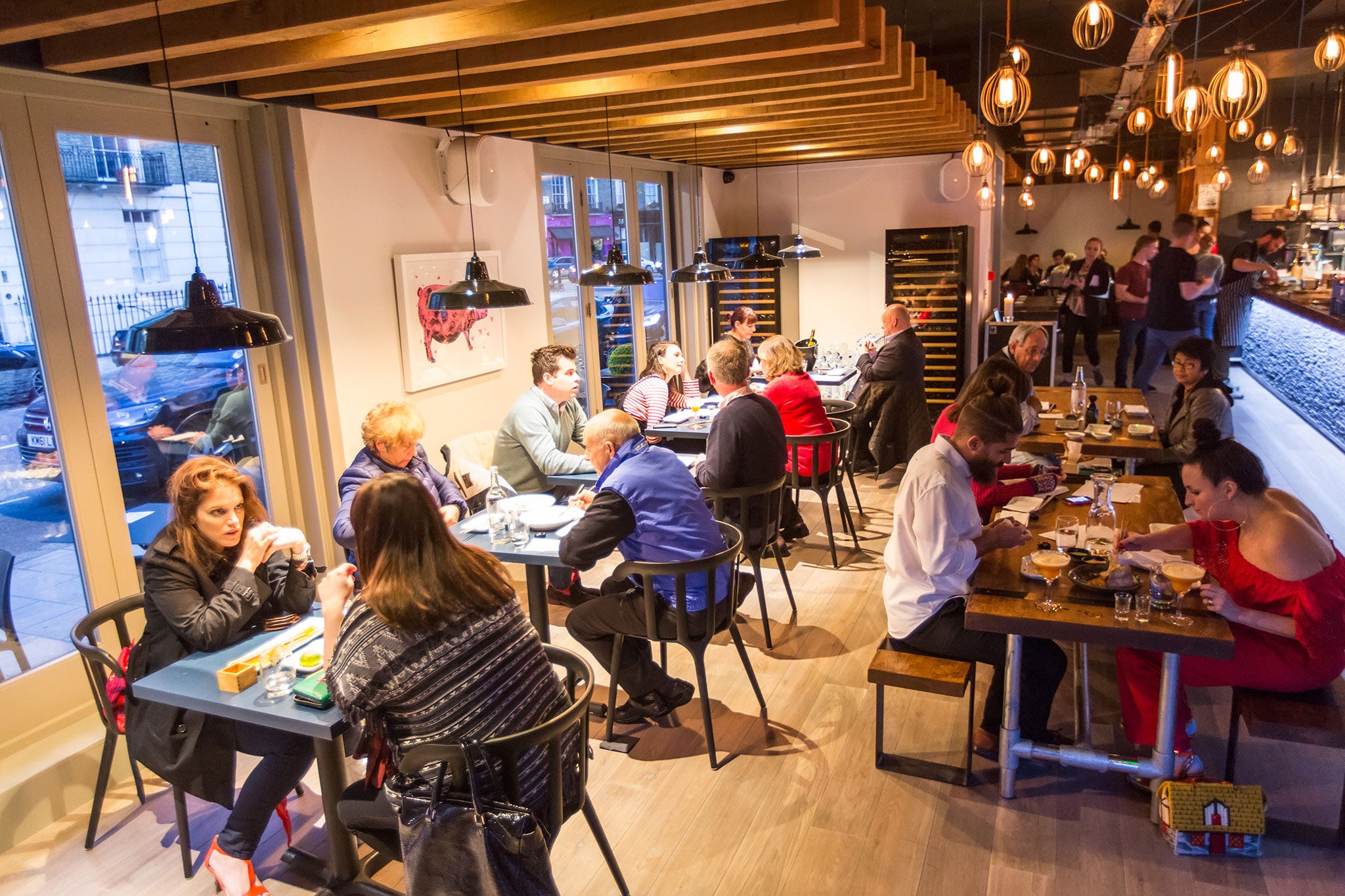 Buzzy and bustling: Kurobuta has a canteen feel about it