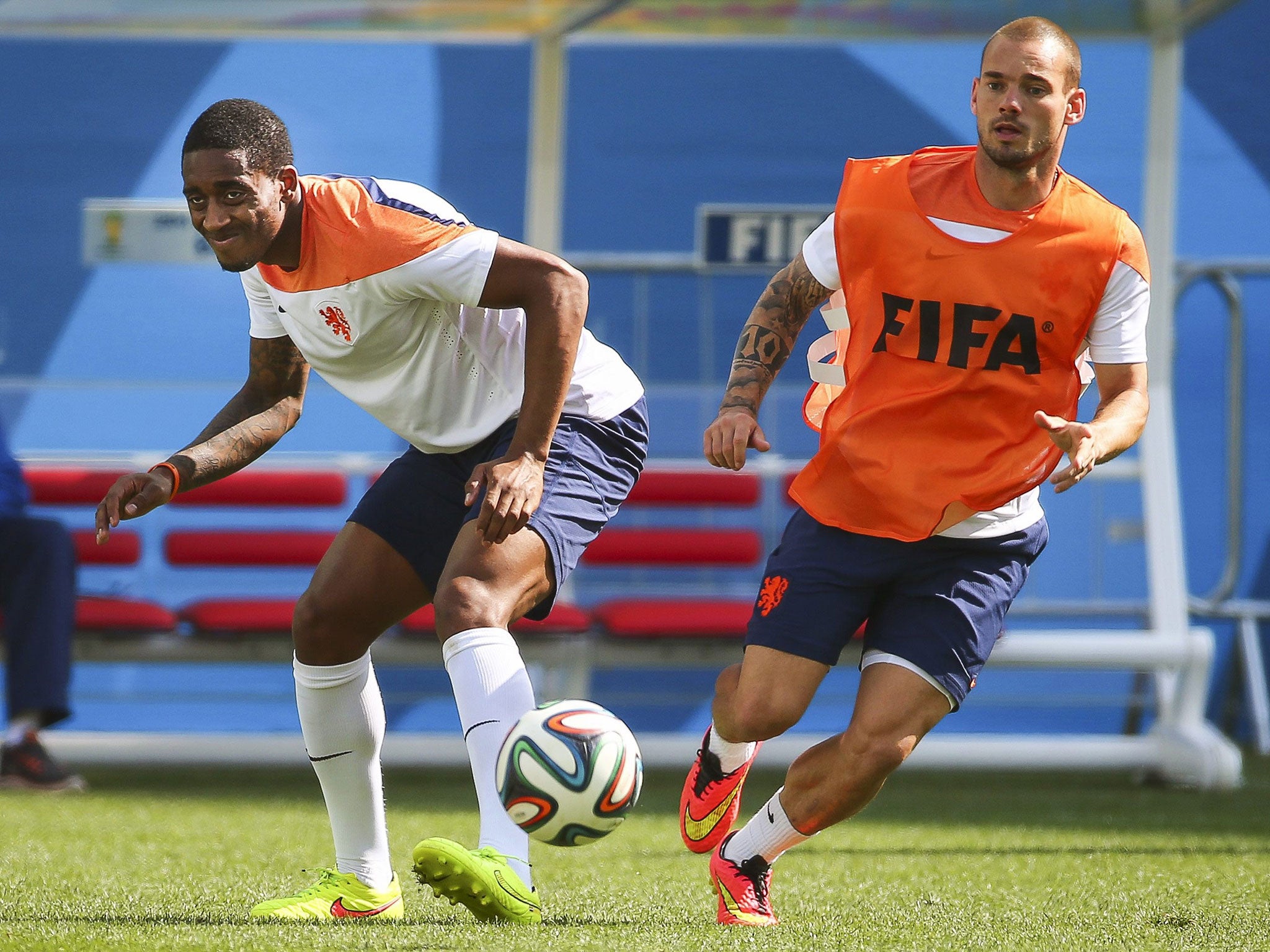 Wesley Sneijder is regarded by the Netherlands’ coach, Louis van Gaal, as part of an important group of older players to complement his array of young talent