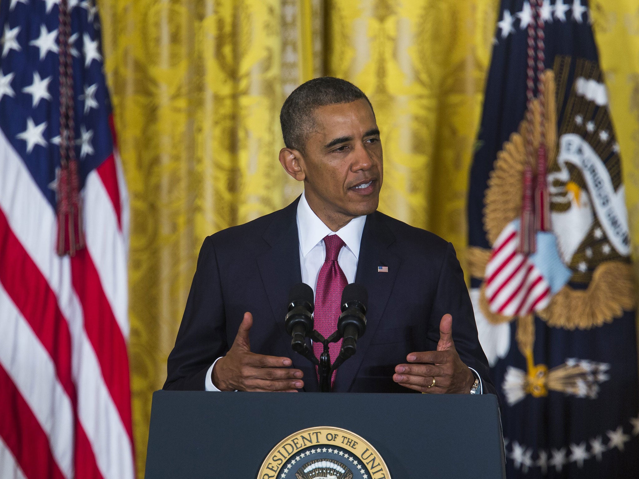 The President was speaking at an Independence Day ceremony