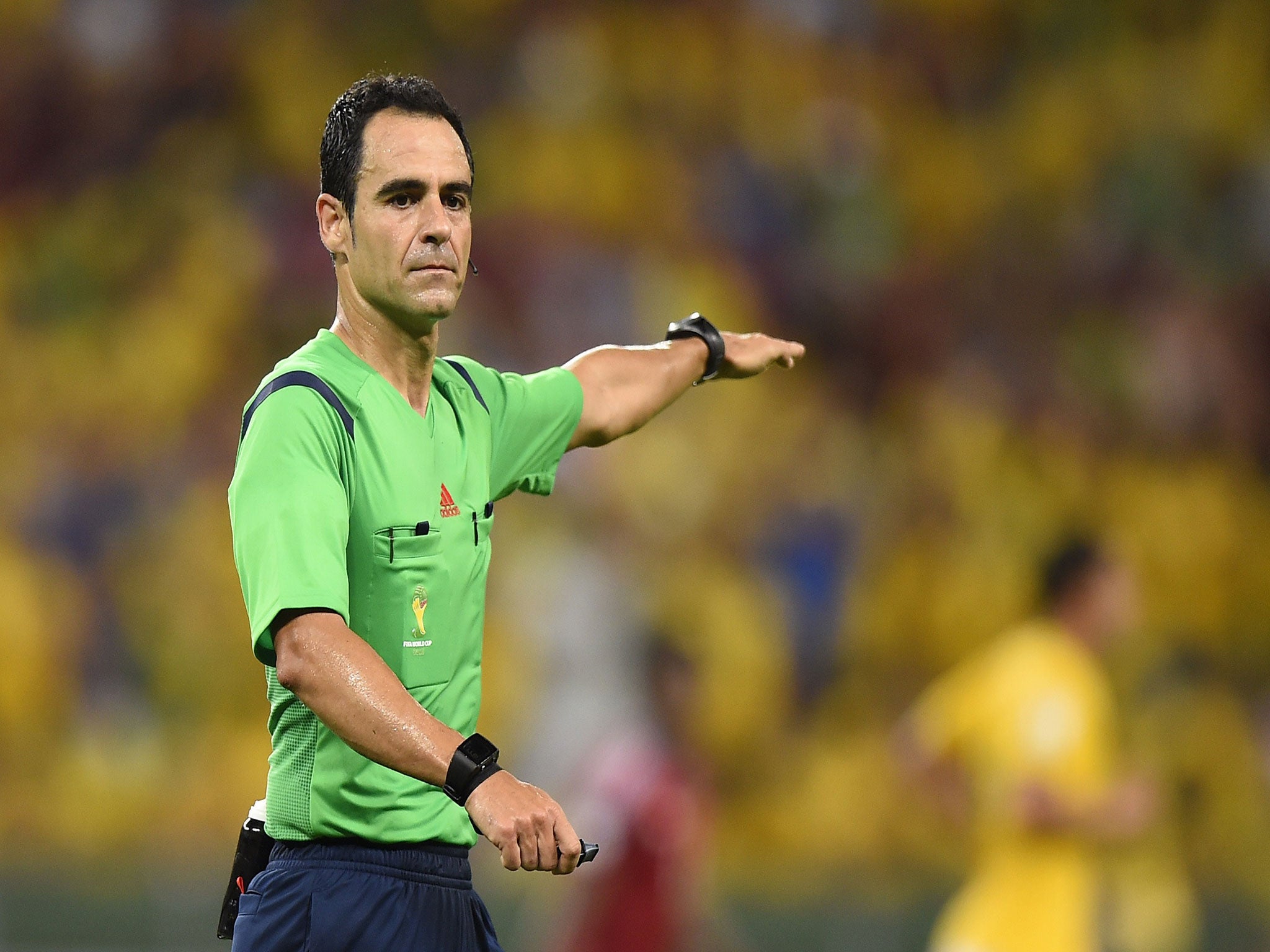 Spanish referee Carlos Velasco Carballo was heavily criticised for his performance in the match between Brazil and Colombia