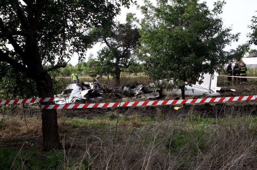 A plane crash in southern Poland leaves 11 dead