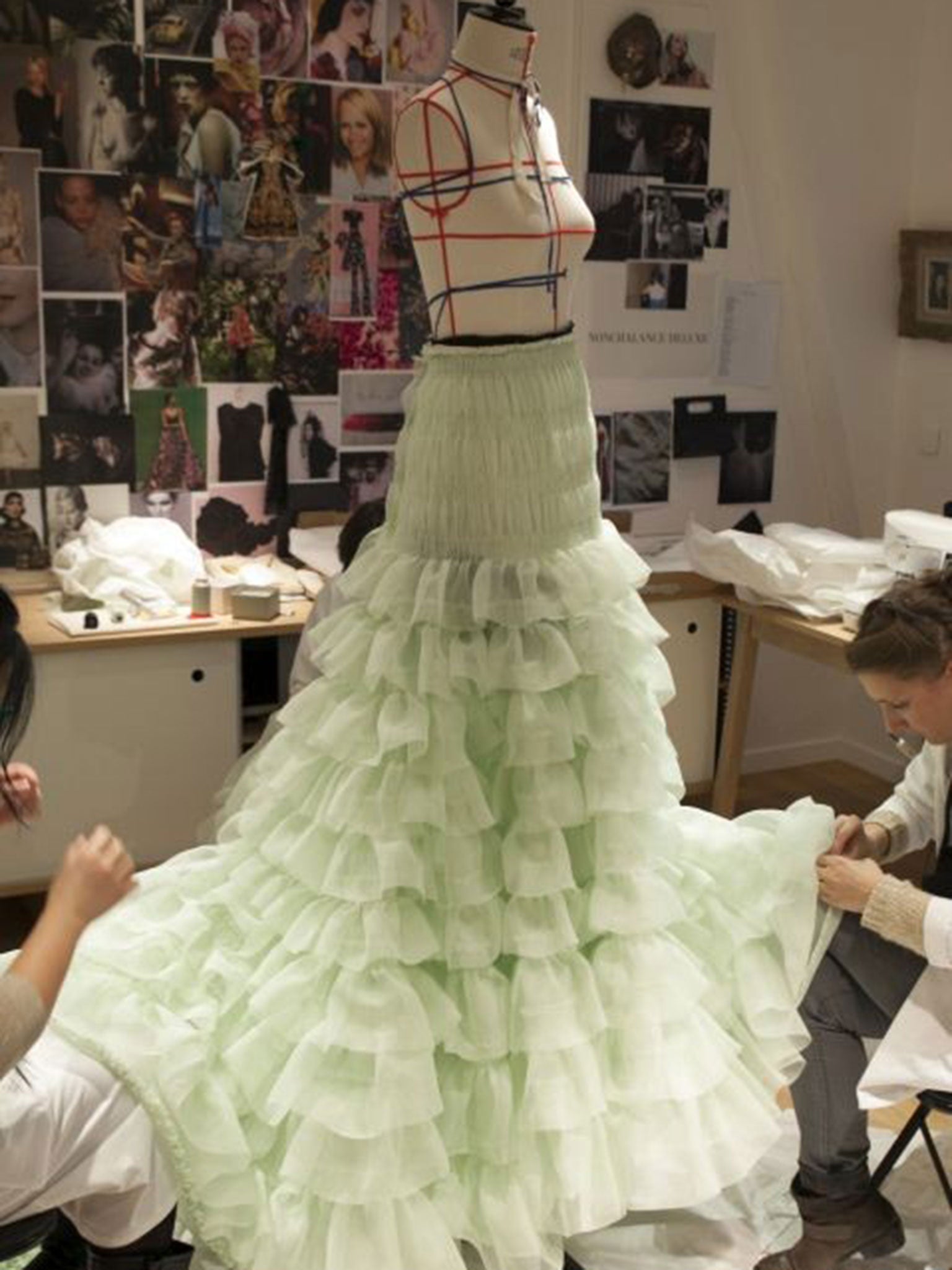 Behind the scenes of last season’s couture from Schiaparelli