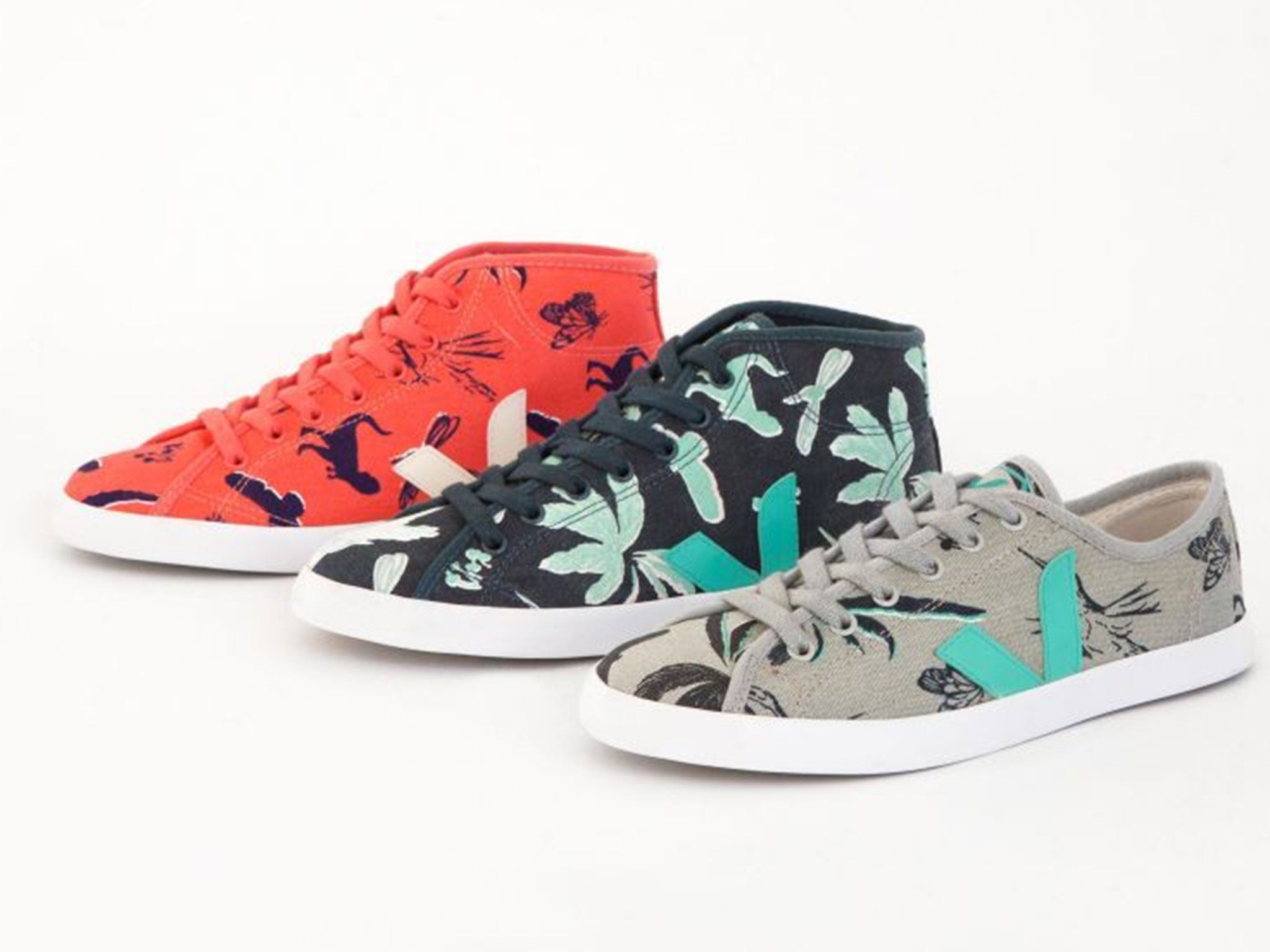 Ethical collaboration: Sky Rainforest Rescue ambassador Lily Cole and the shoe brand Veja