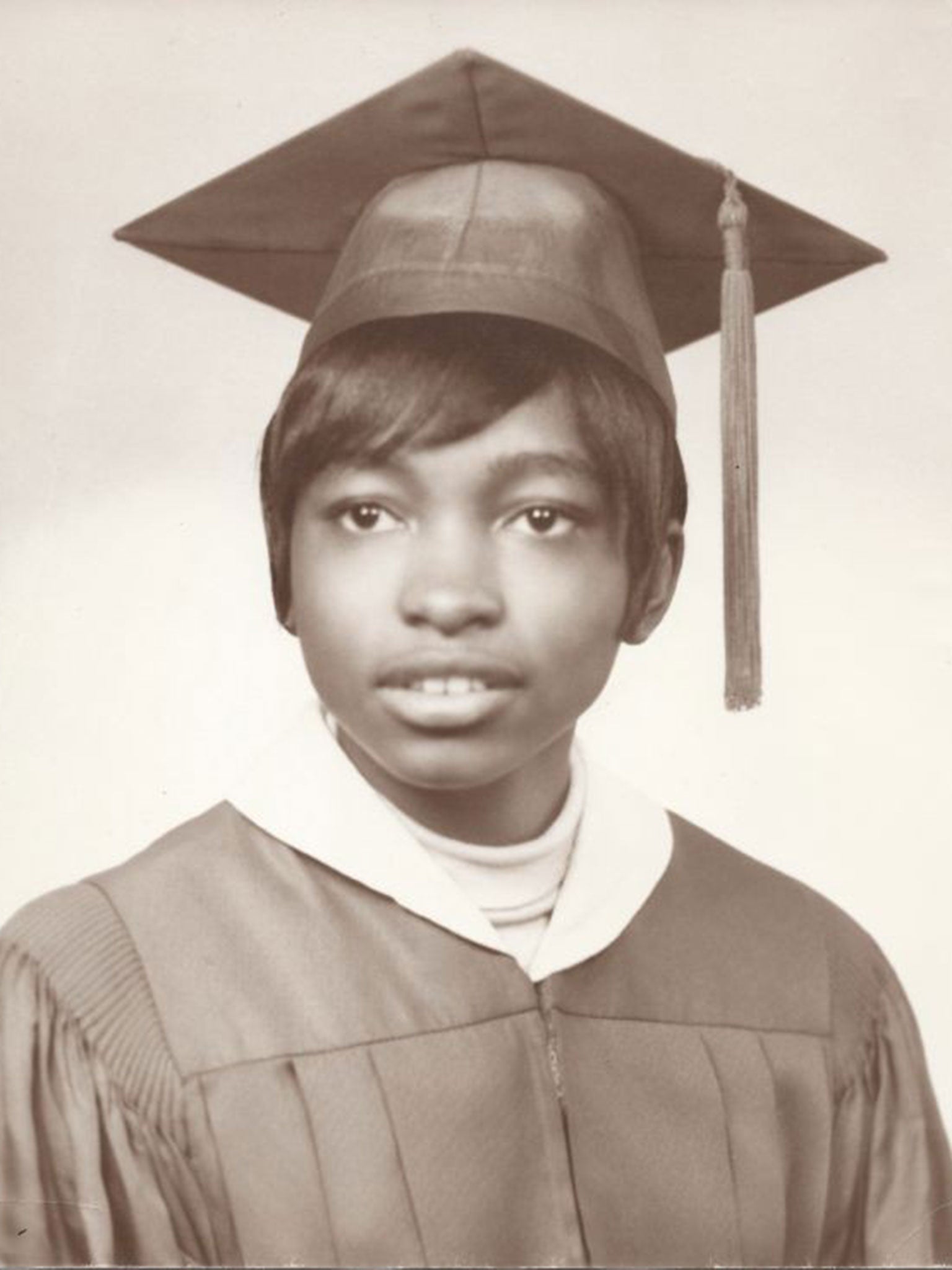 Facing forward: Bonnie Greer’s high school graduation picture from June 1967