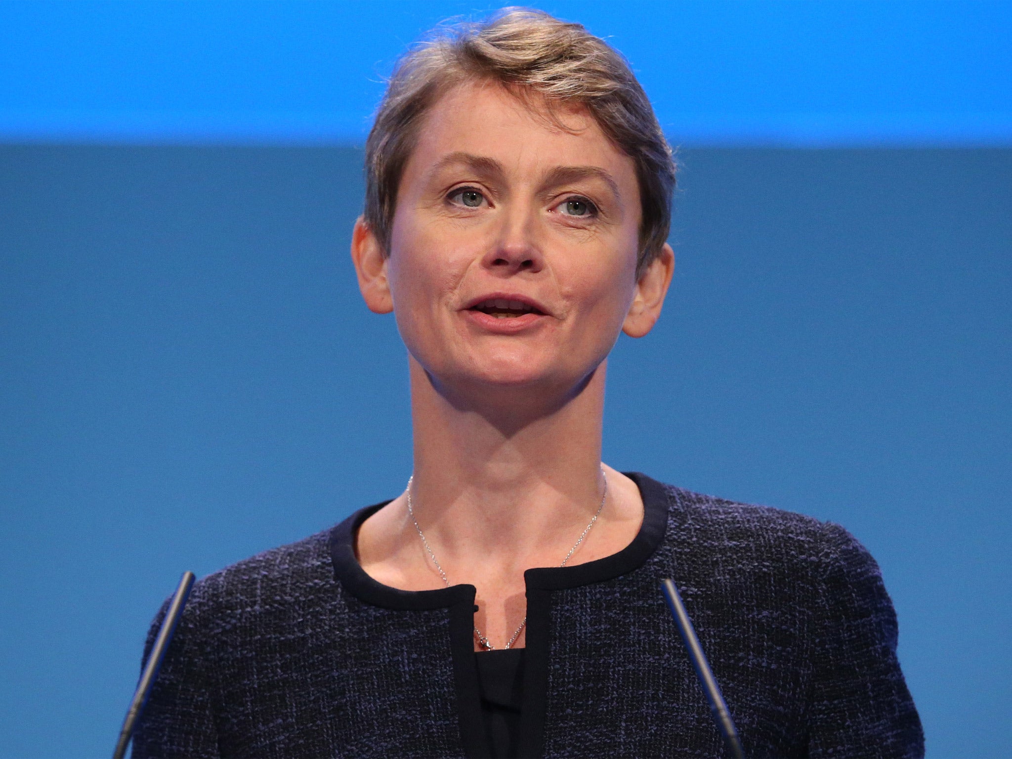 Shadow Home Secretary Yvette Cooper accused Theresa May of hiding (Getty)