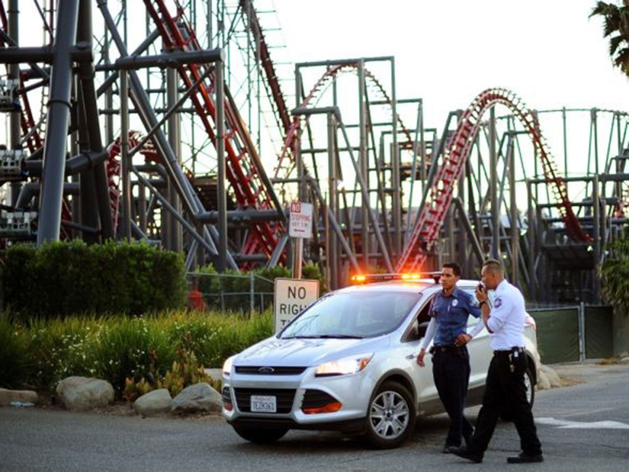 The girl was unconscious when her carriage arrived back in the ride station