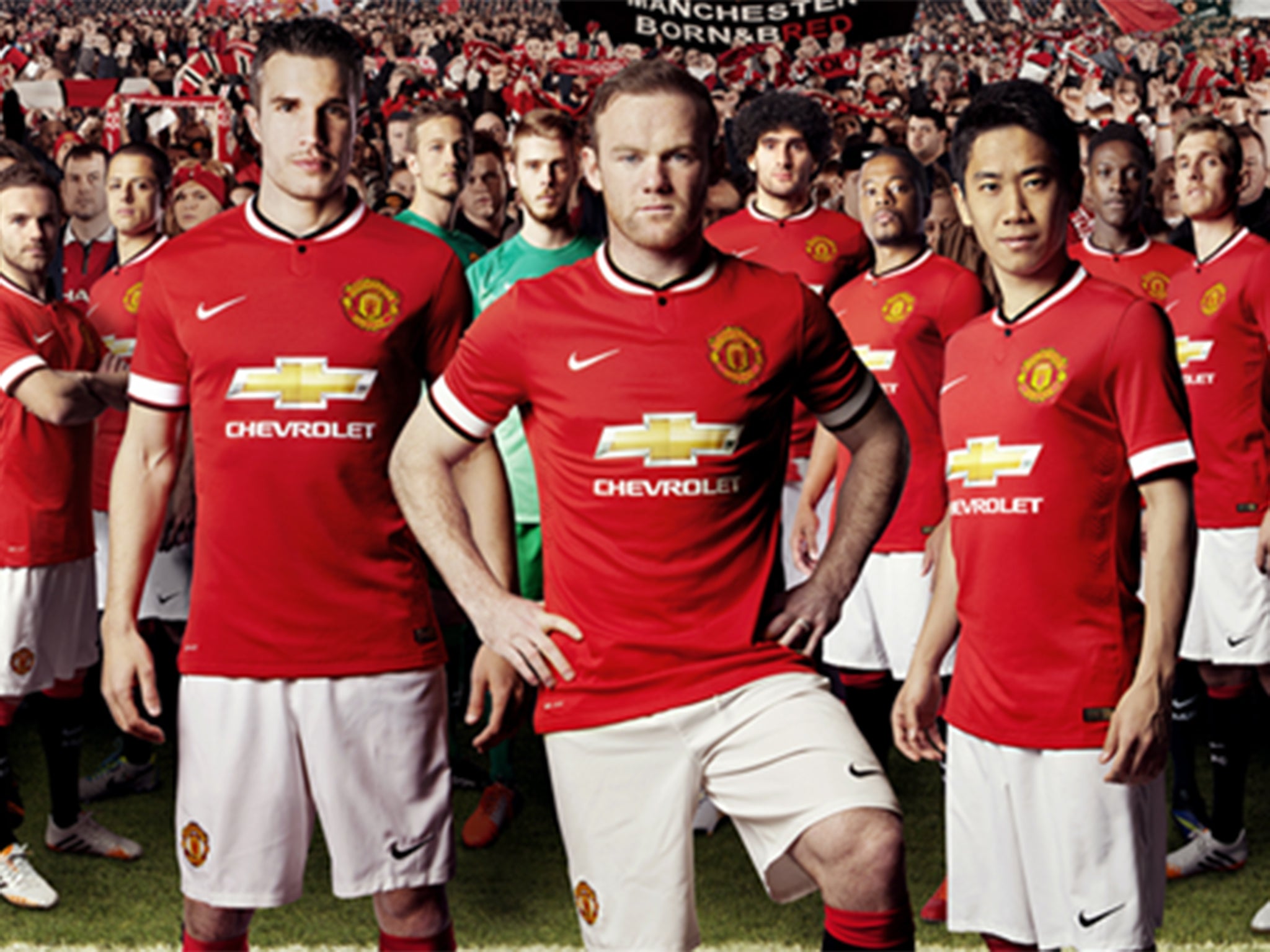 Manchester United's kit for the 2014/15 season