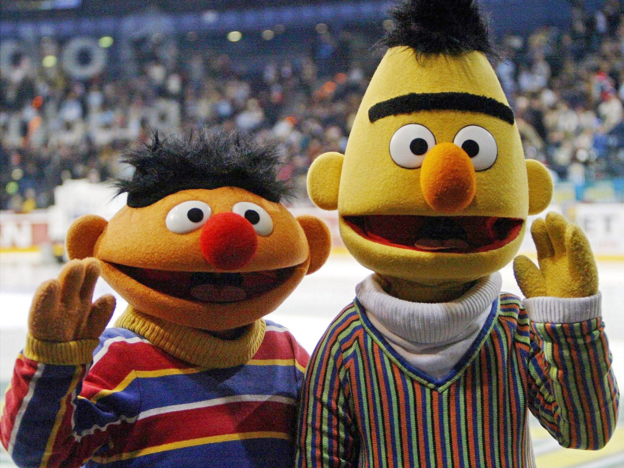 Gay icons: Sesame Street's Bert (right) and Ernie