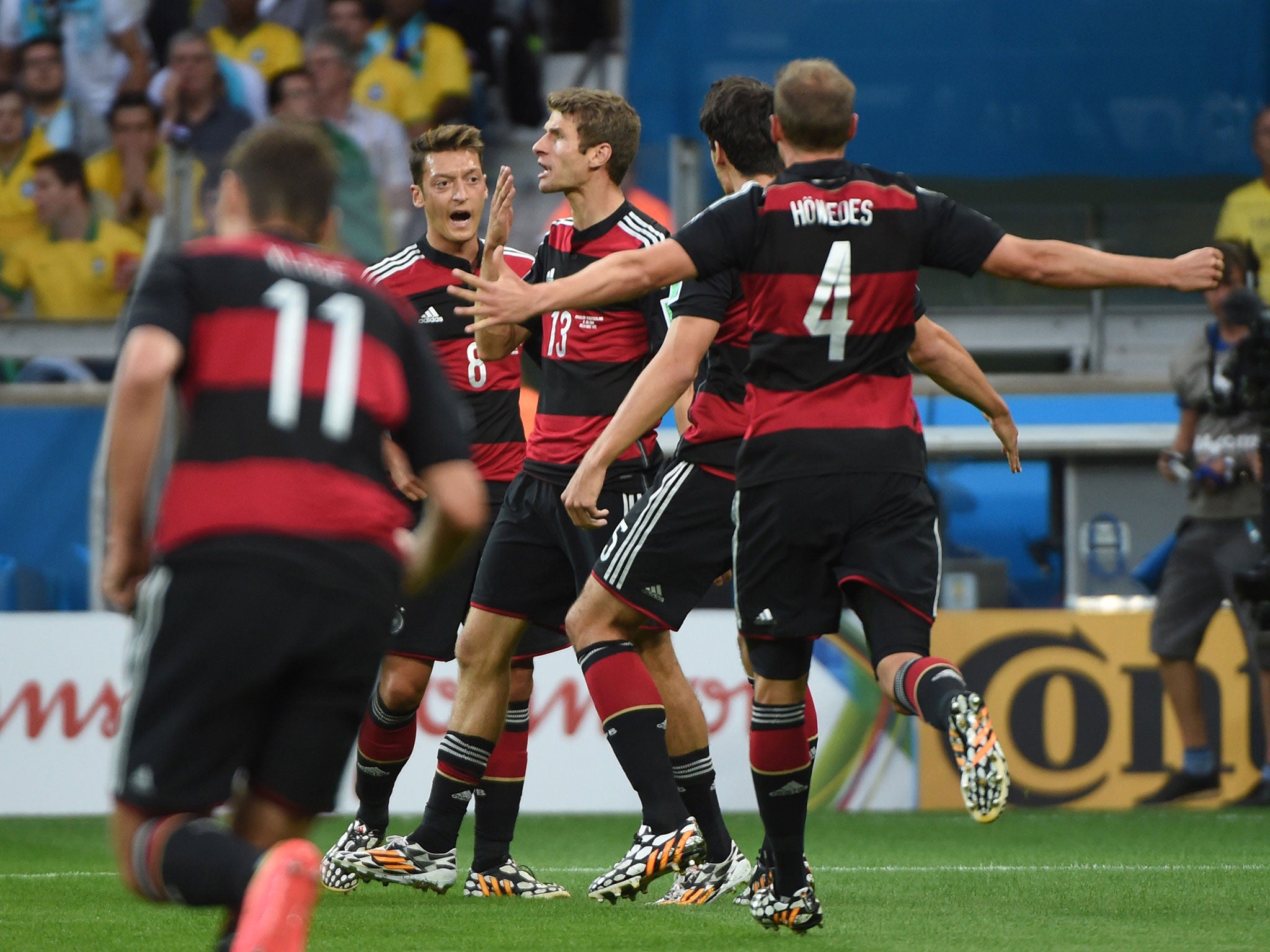 Muller has five goals in the tournament, one less than top scorer James Rodriguez